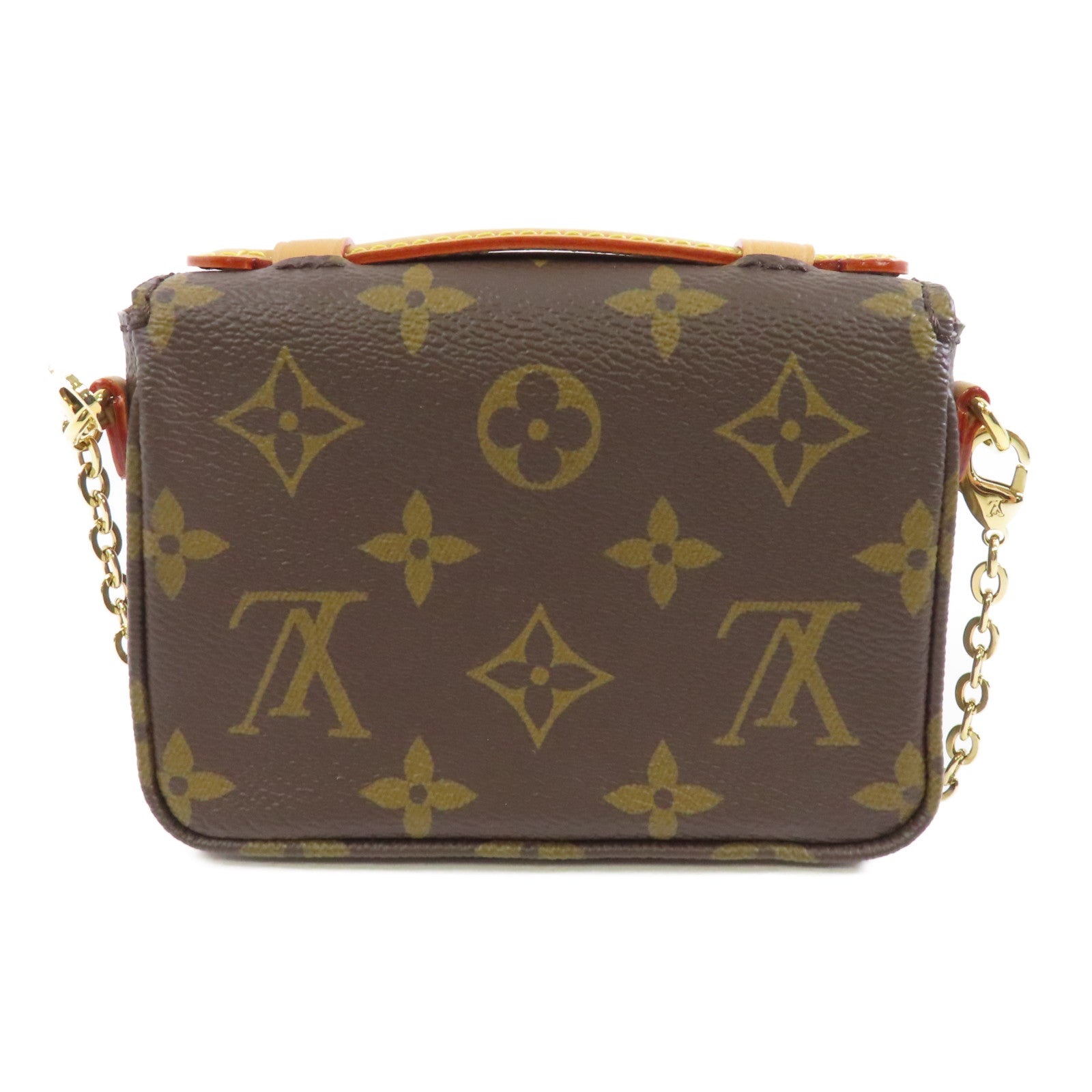 LOUIS VUITTON (PRICE DOWN) LV GHW Micro Metis 2way Shoulder Bag M81267 Monogram Brown