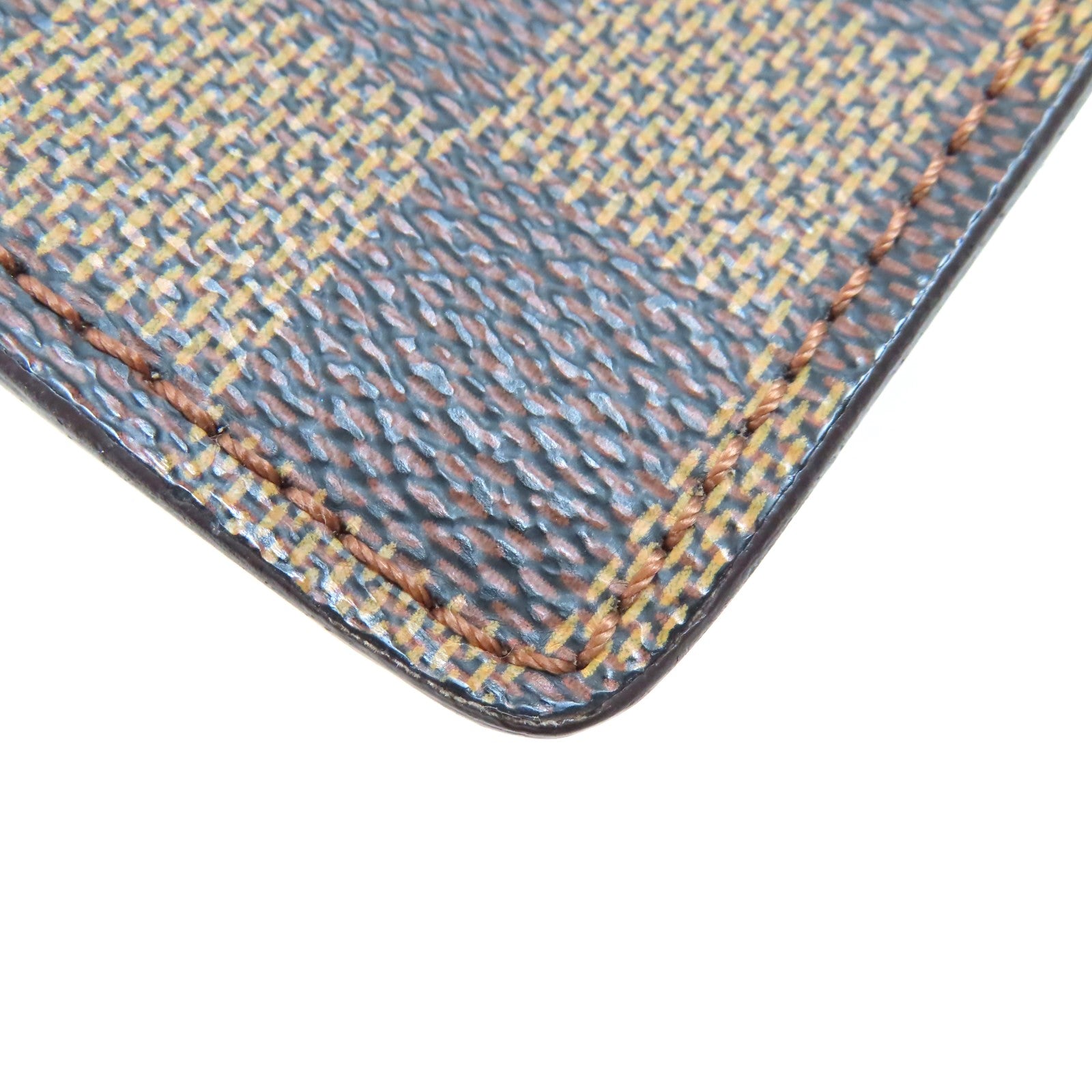 LOUIS VUITTON Damier Venice PM金扣手挽袋棕色