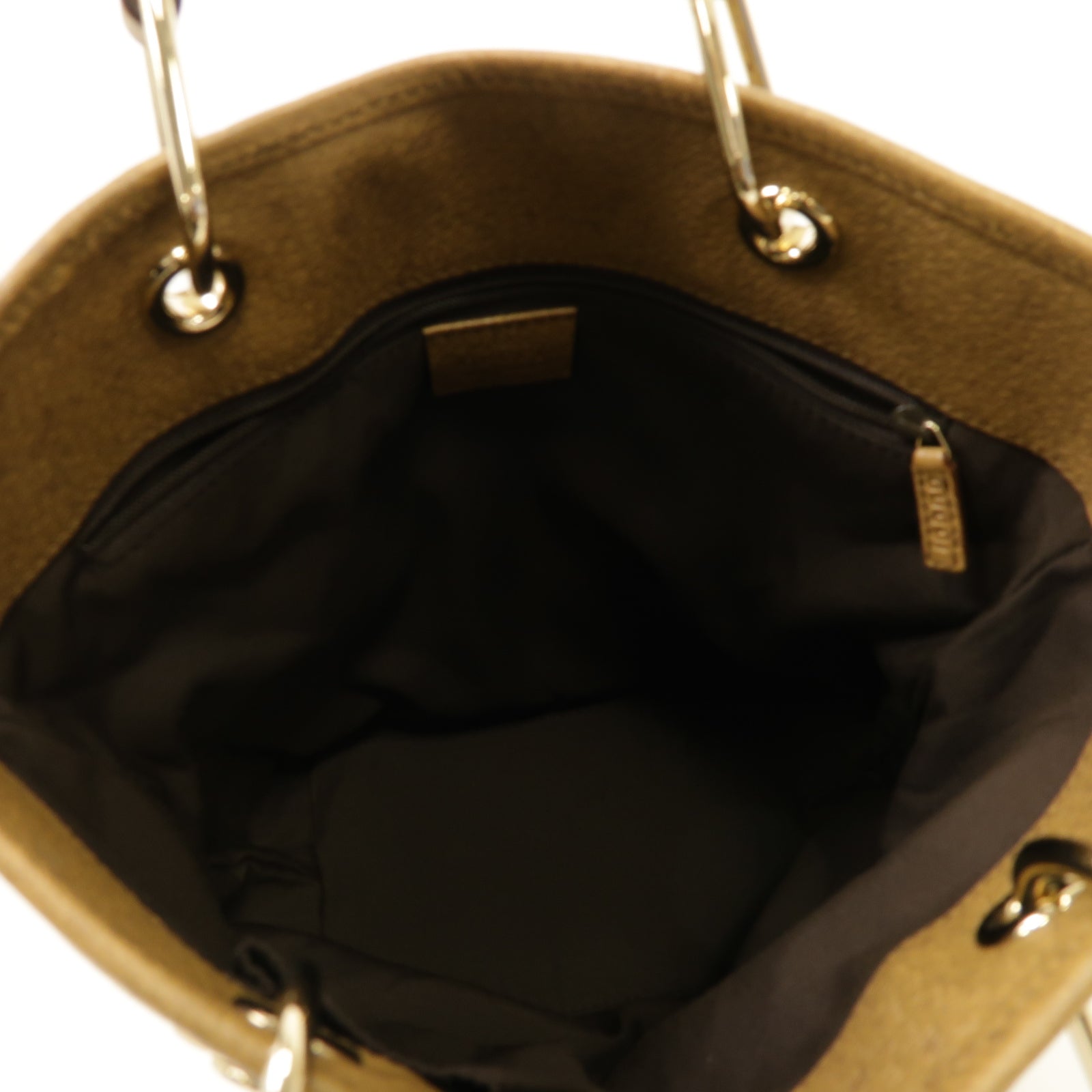 GUCCI 帆布Shoulder Tote Bag金扣肩背袋啡色