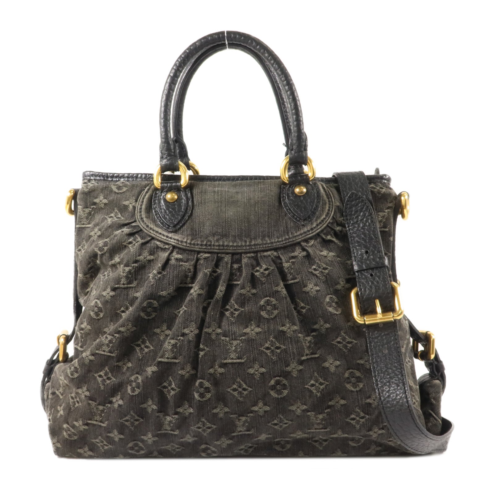 LOUIS VUITTON Monogram Denim Neo Cabby GM手挽肩背兩用袋