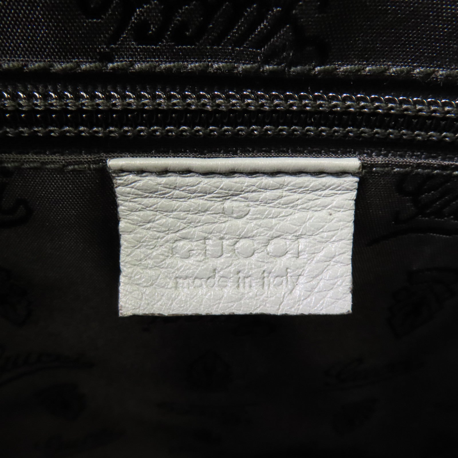 GUCCI GG GHW Tote Bag 201482 Calfskin Leather Gray