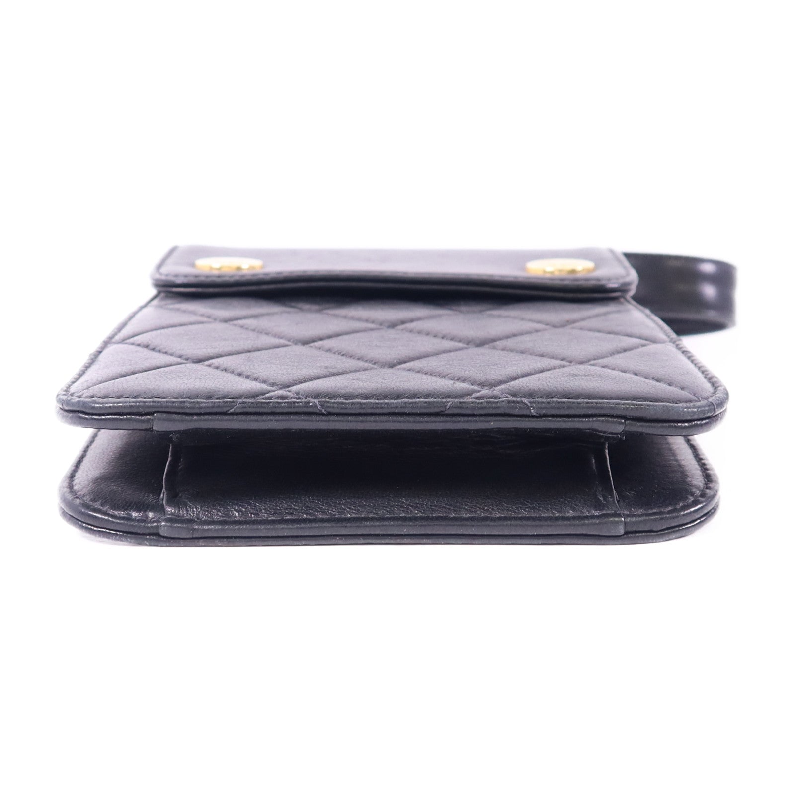 CHANEL 羊皮皮革Waist Bag金扣腰包