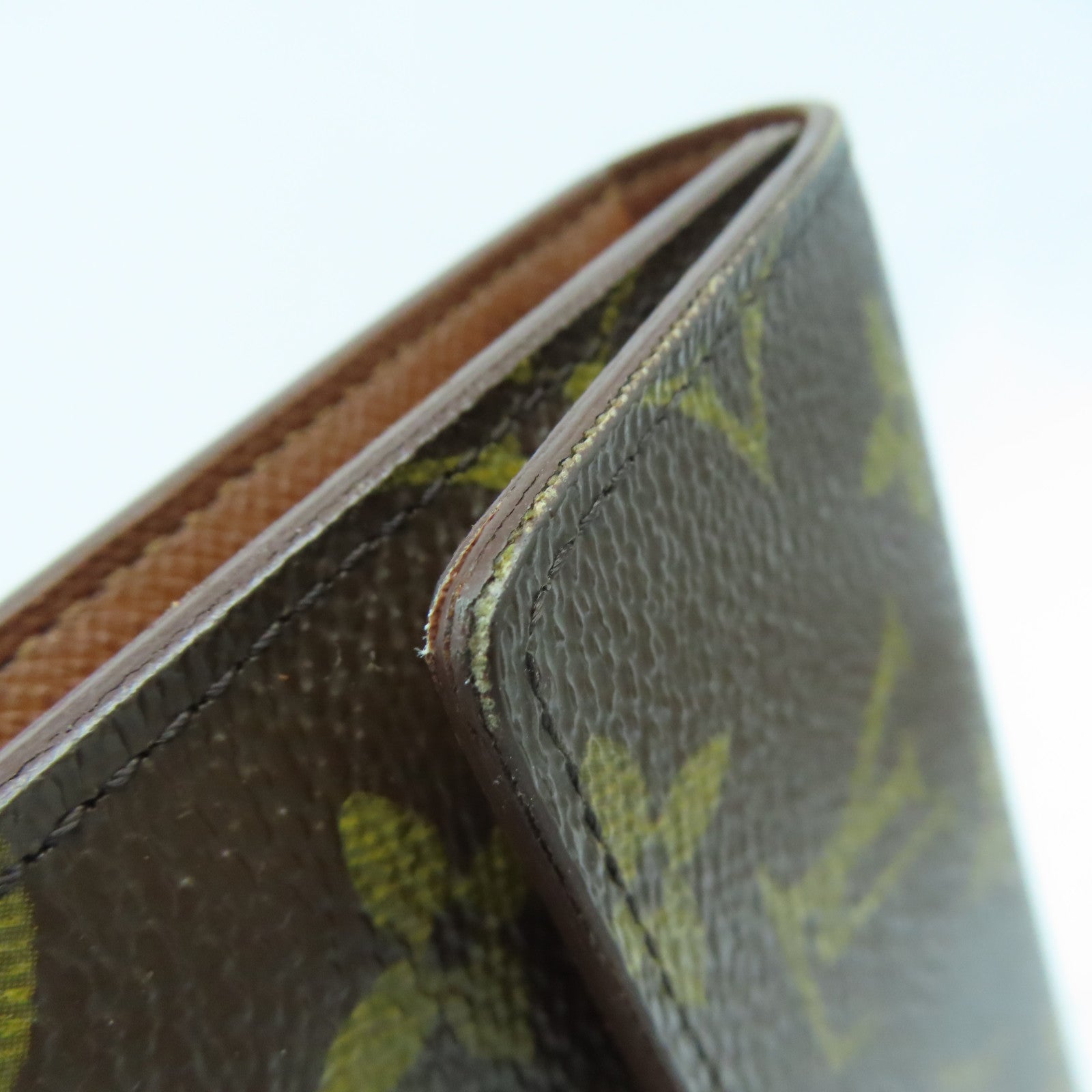 LOUIS VUITTON Monogram Porte-tresor Etui Papiers金扣錢包啡色