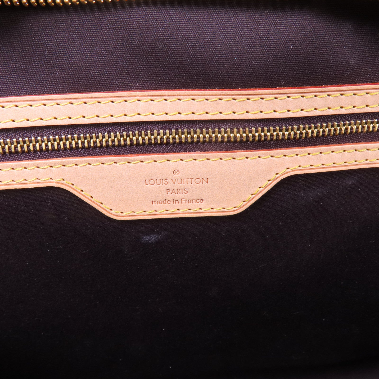 LOUIS VUITTON Vernis Brea MM金扣手挽肩背兩用袋Rouge Fauviste