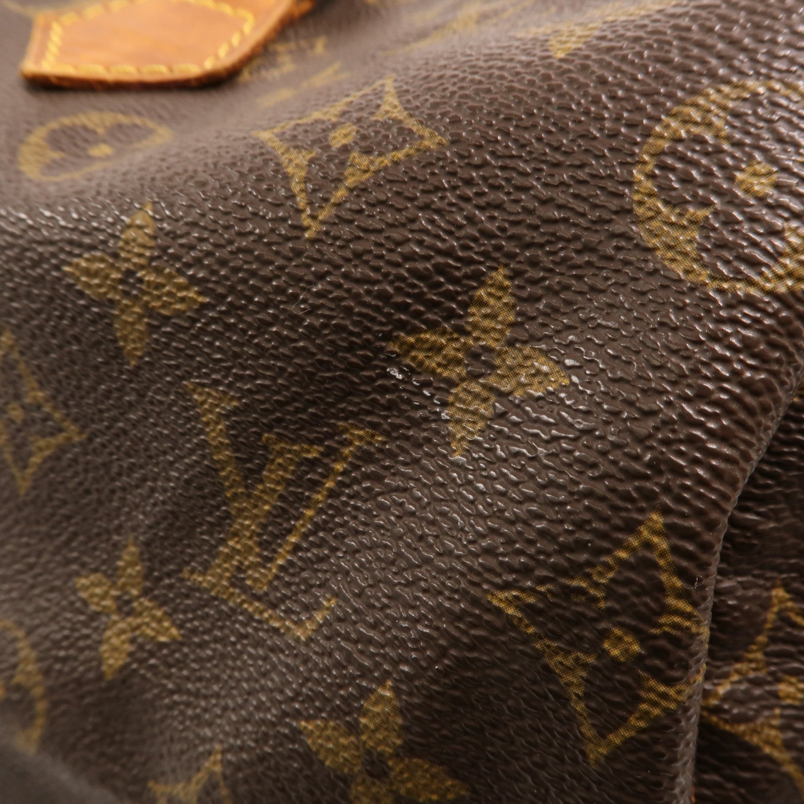LOUIS VUITTON Monogram Speedy 35金扣手挽袋