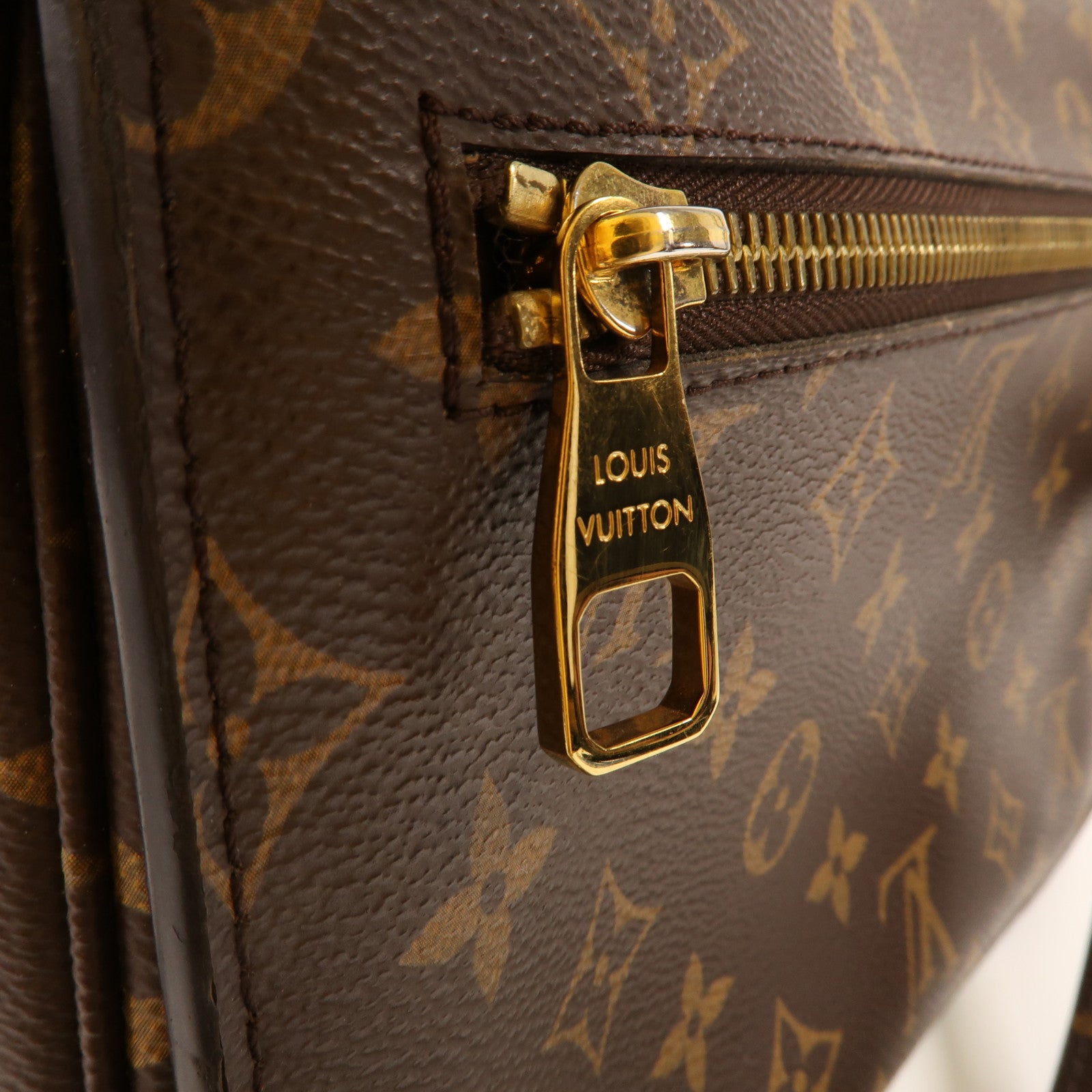 LOUIS VUITTON Monogram Pochette Metis MM金扣手挽肩背兩用袋