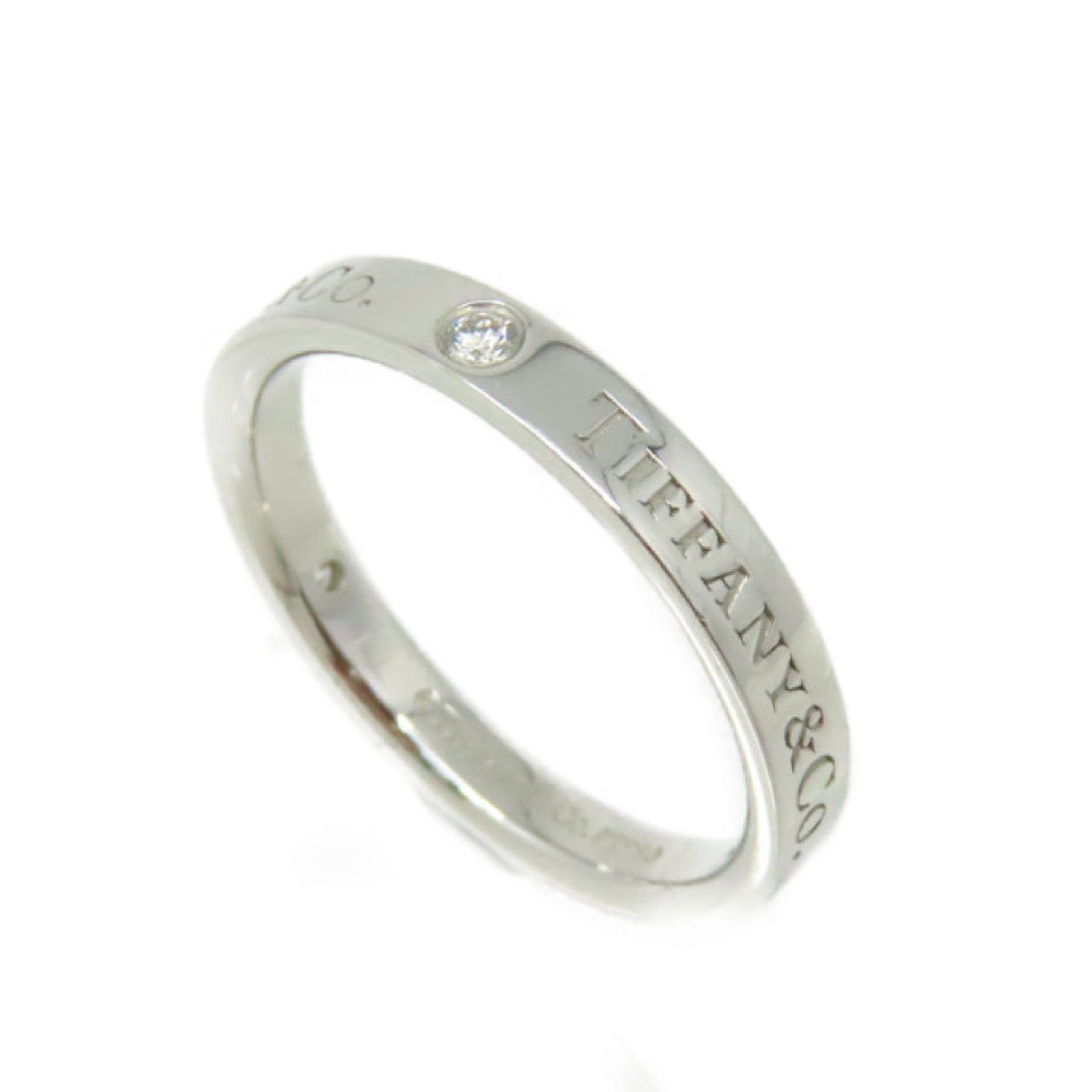 TIFFANY＆CO **【激減優惠】PT950鉑金Platinum Ring戒指US#7