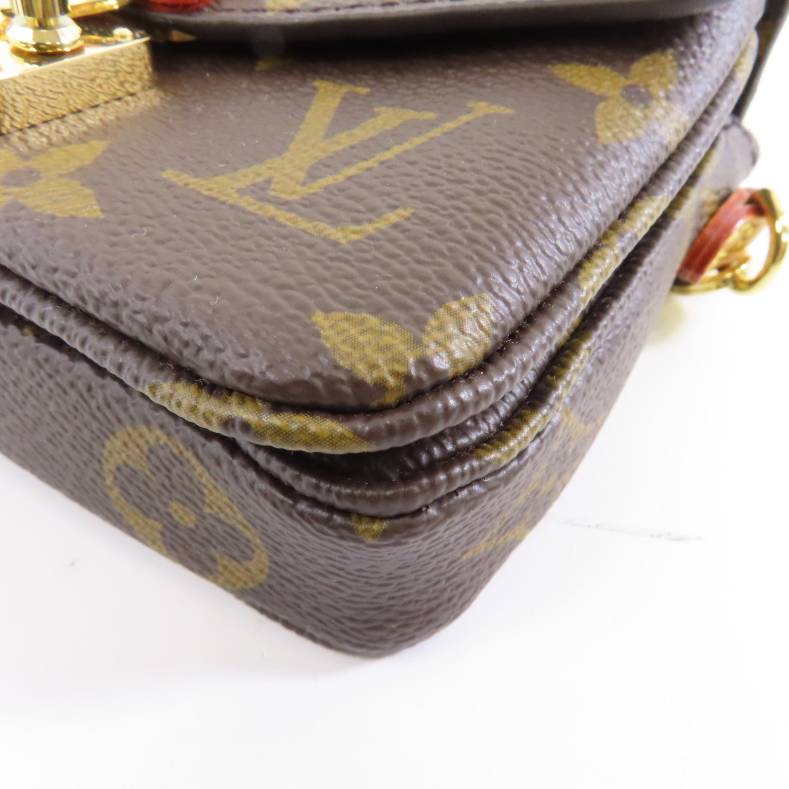 LOUIS VUITTON (PRICE DOWN) LV GHW Micro Metis 2way Shoulder Bag M81267 Monogram Brown