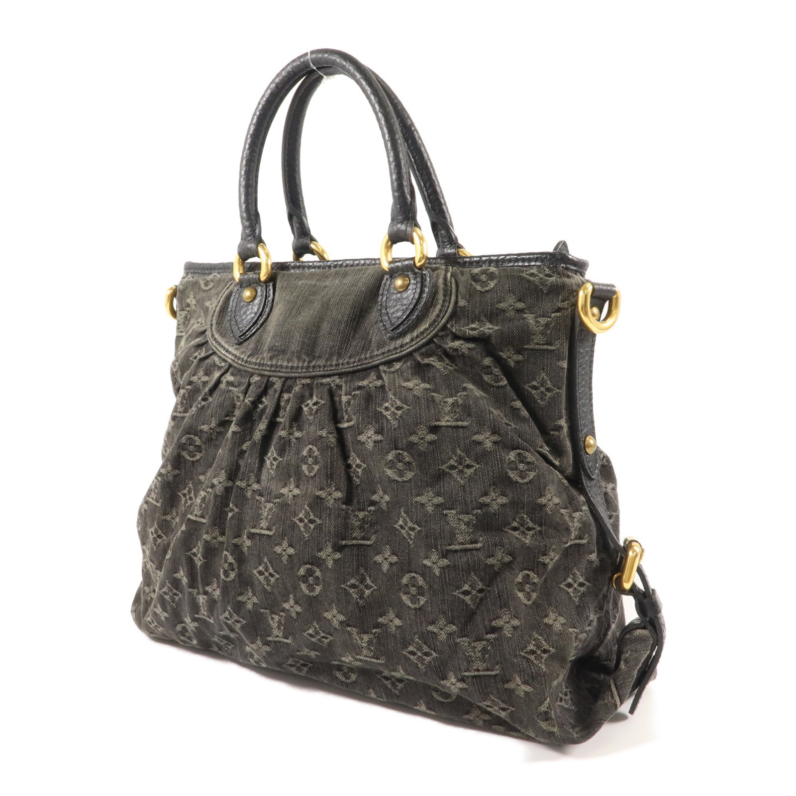 LOUIS VUITTON Monogram Denim Neo Cabby GM手挽肩背兩用袋