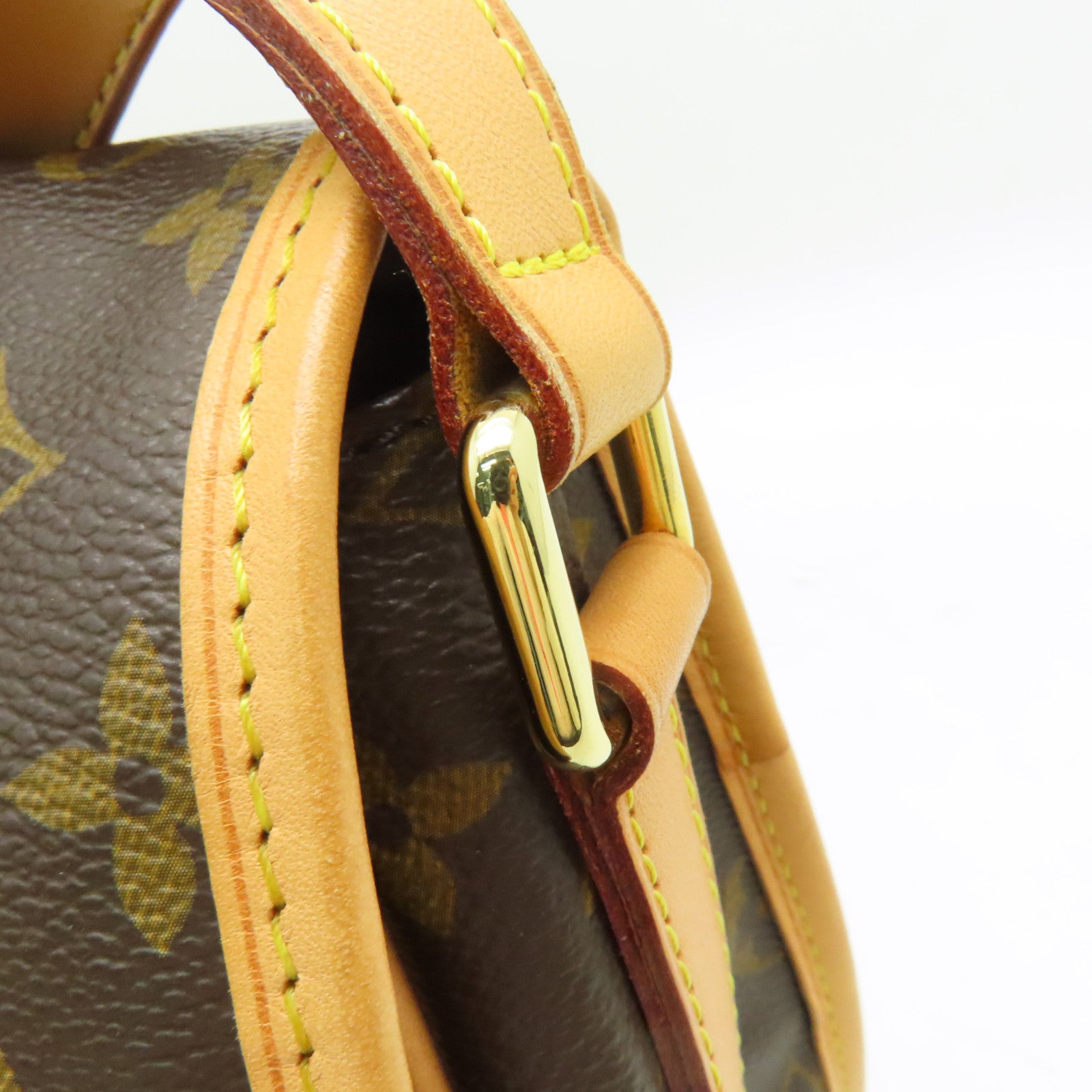 LOUIS VUITTON Monogram Menilmotant MM金扣肩背袋棕色