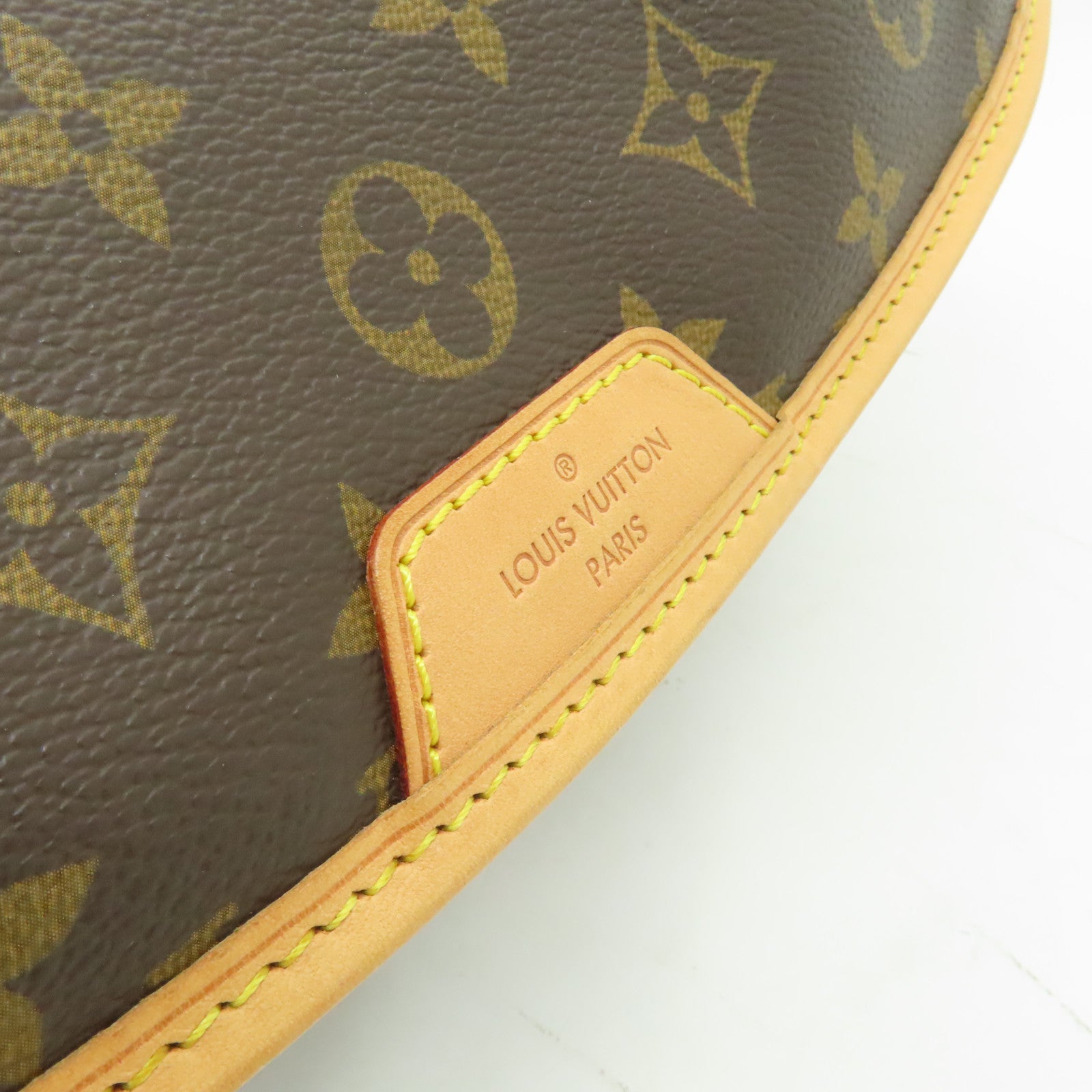 LOUIS VUITTON Monogram Menilmotant MM金扣肩背袋棕色
