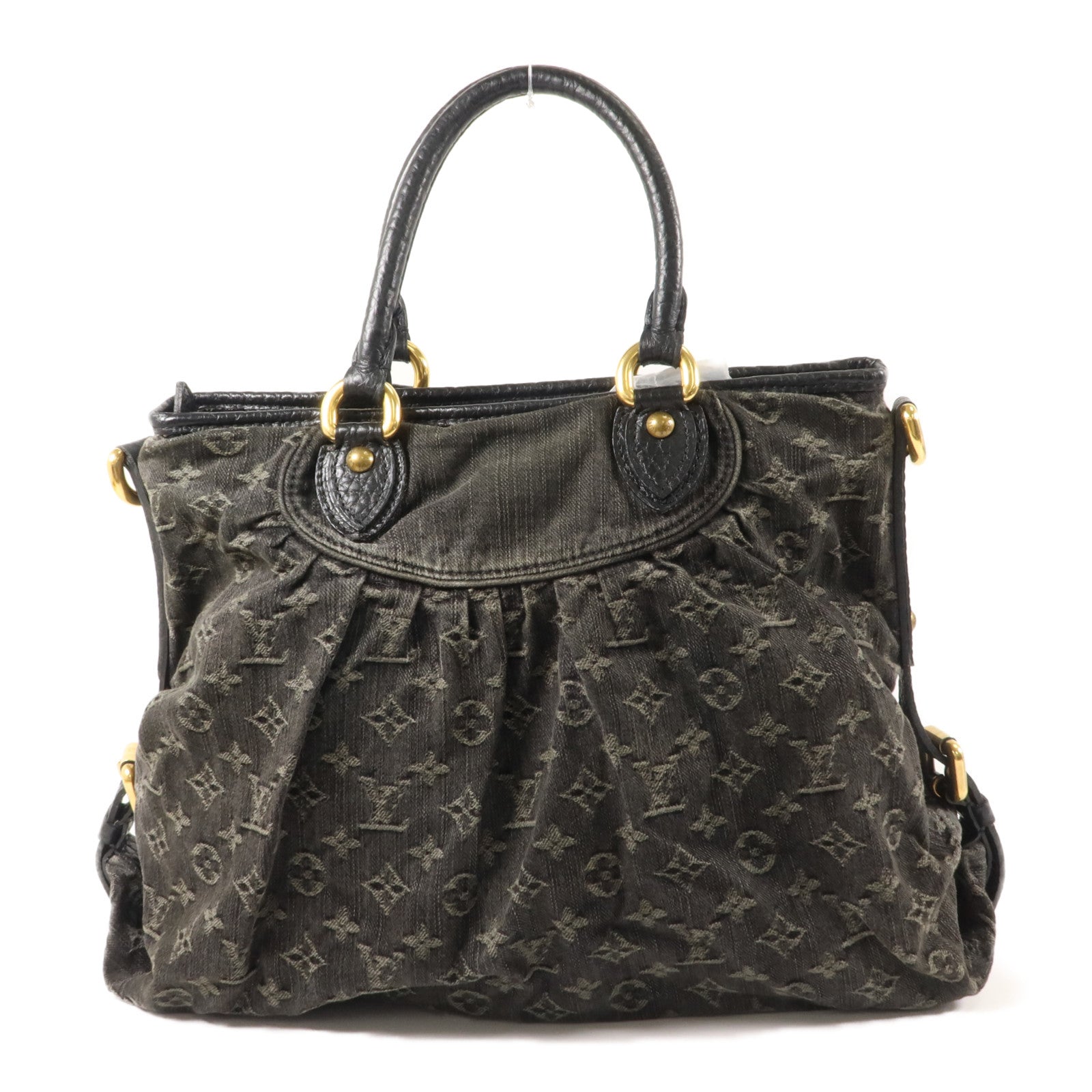 LOUIS VUITTON Monogram Denim Neo Cabby GM手挽肩背兩用袋