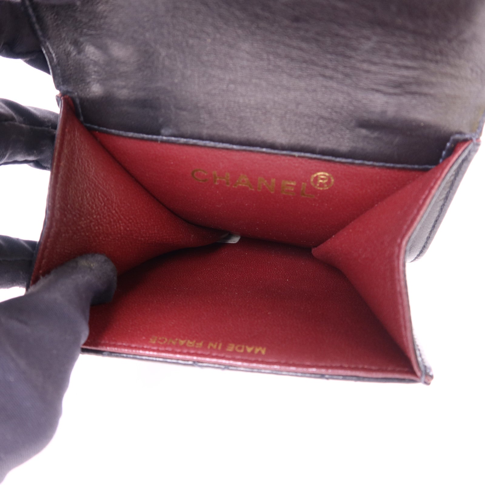 CHANEL 羊皮皮革Waist Bag金扣腰包