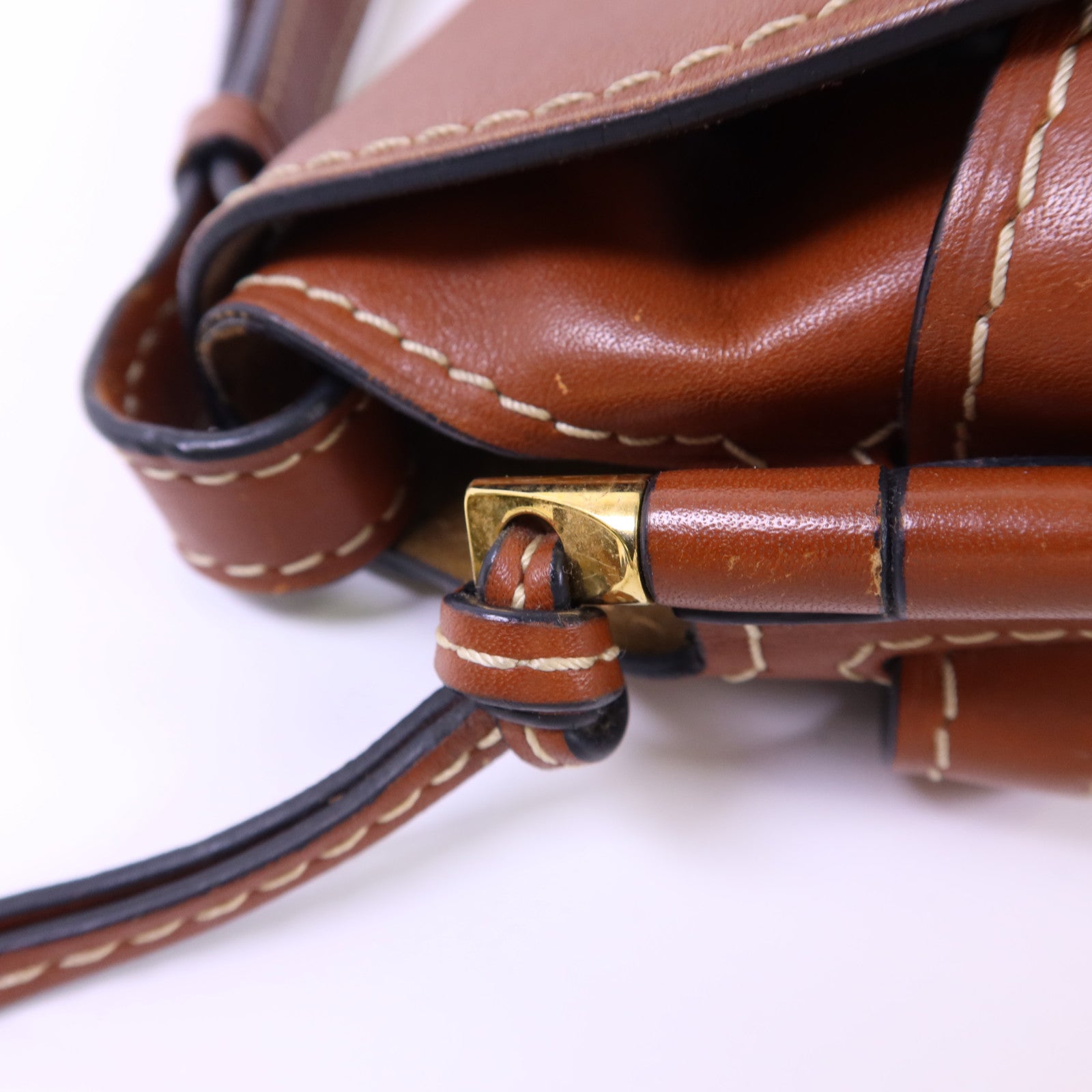 LOEWE 牛皮皮革Gate Small肩背袋