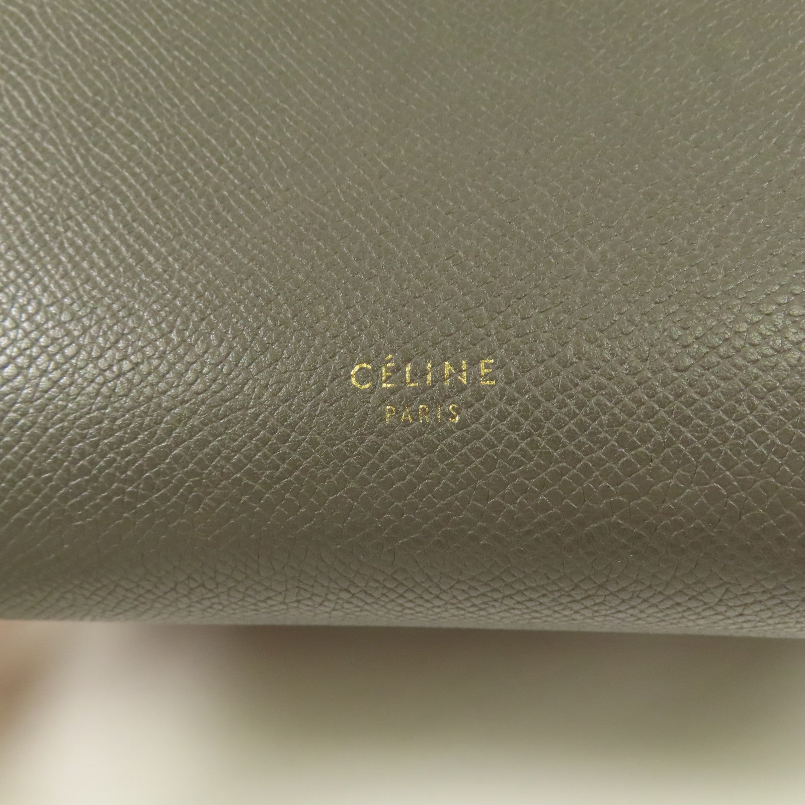 CELINE 牛皮皮革Mini Belt Bag金扣手挽肩背兩用袋