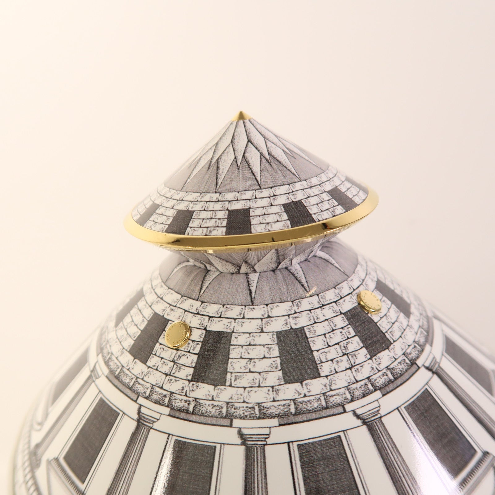 LOUIS VUITTON 塗層帆布Fornasetti Cannes金扣手挽肩背兩用袋