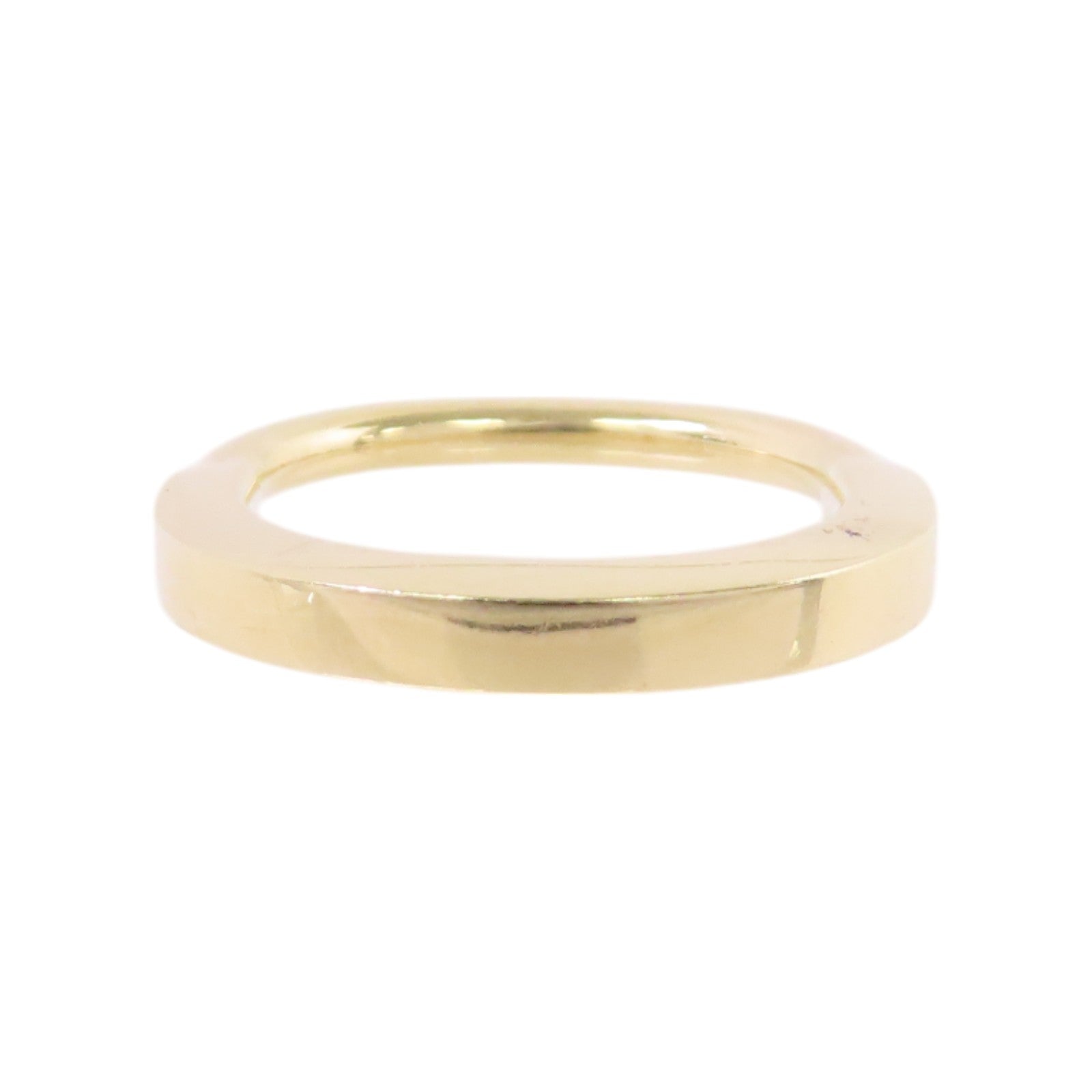 TIFFANY＆CO 18K黃金Lock Ring戒指#50/US#5.75