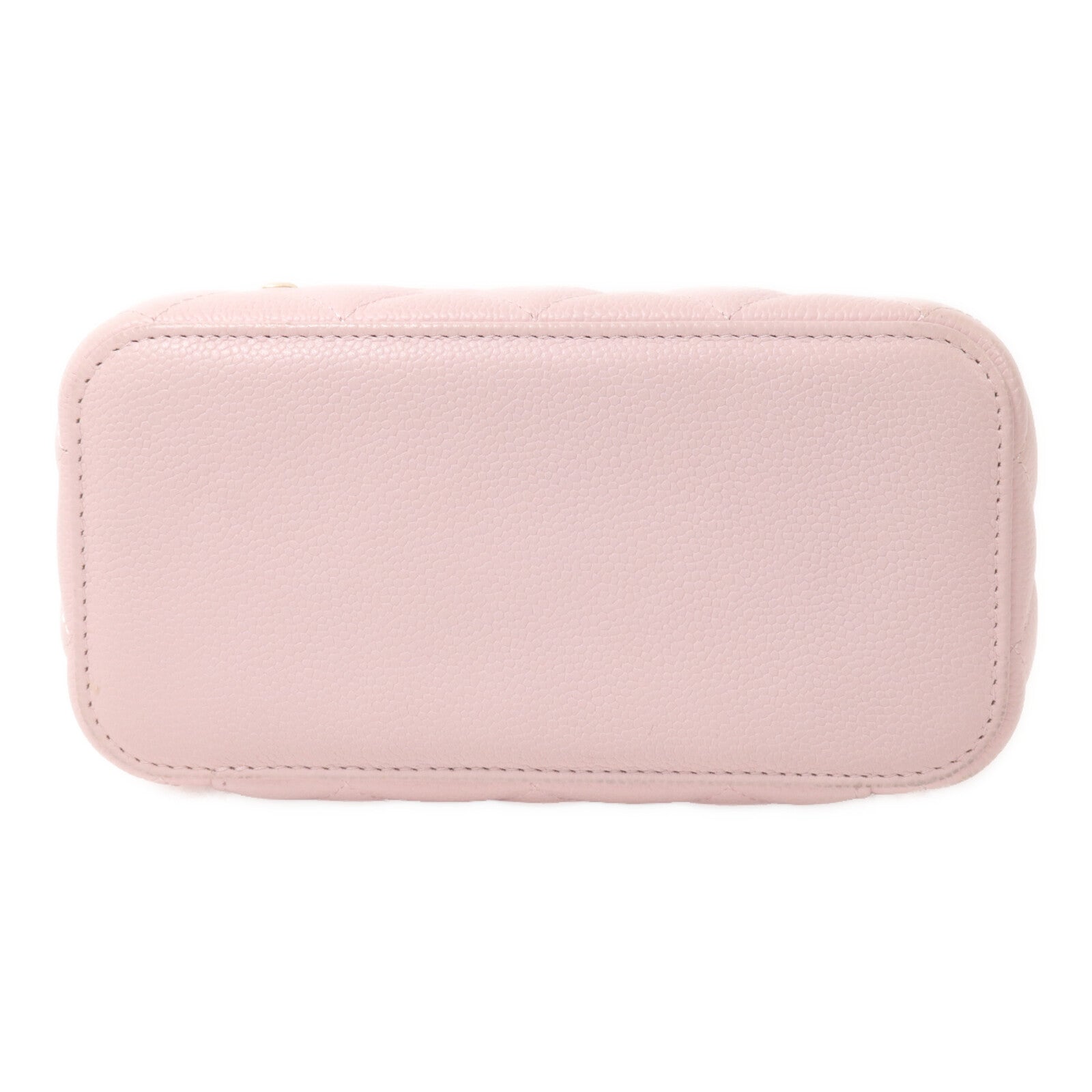 CHANEL 牛皮皮革Vanity Case鏈帶肩背袋