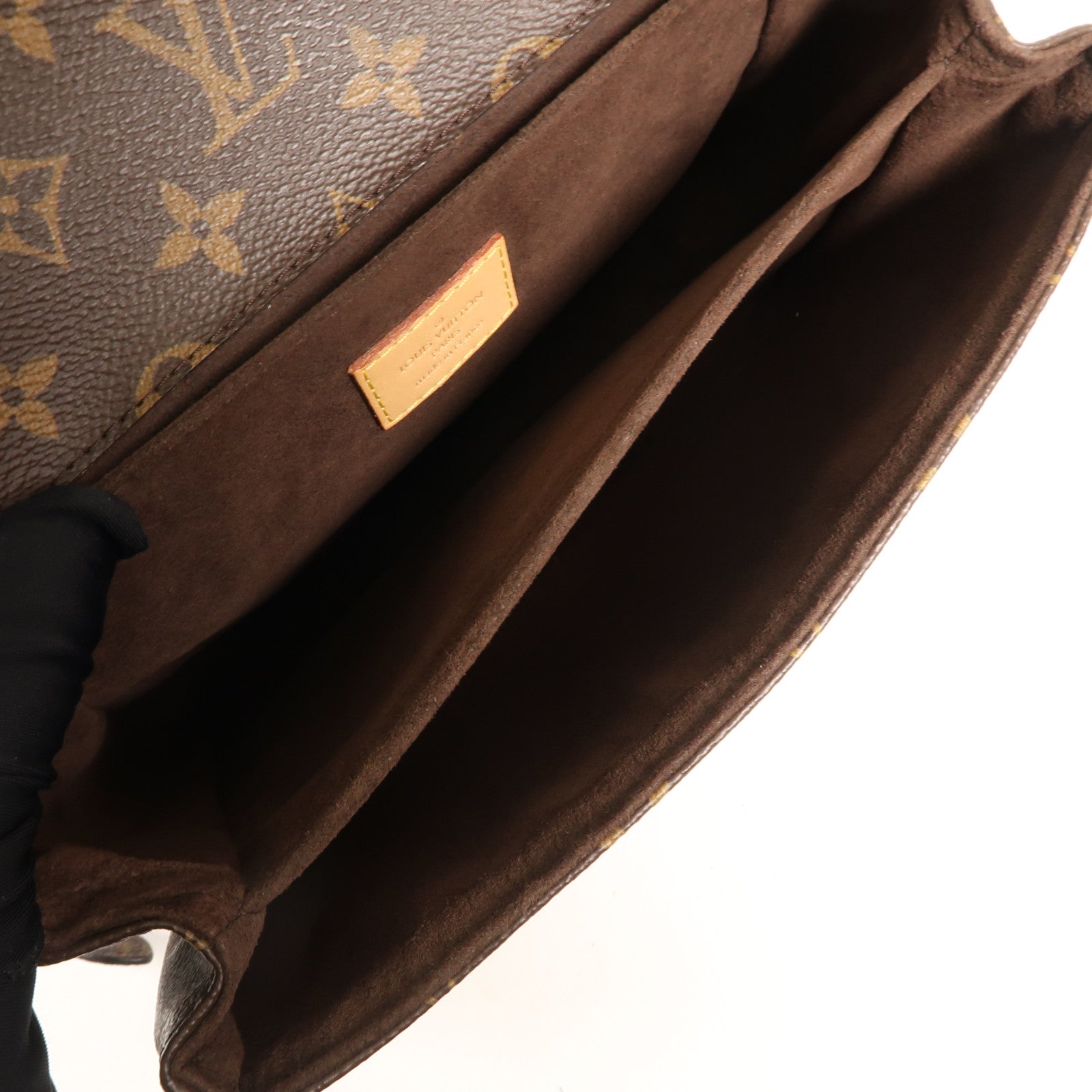 LOUIS VUITTON Monogram Pochette Metis MM金扣手挽肩背兩用袋