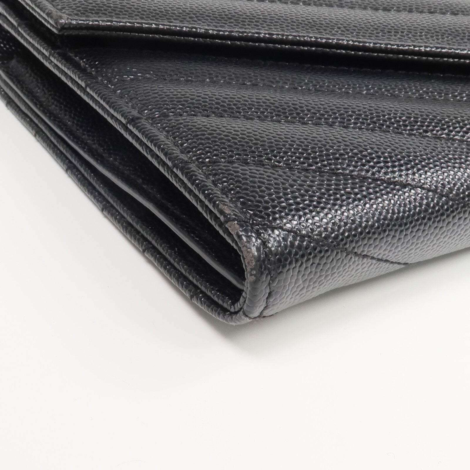 SAINT LAURENT 牛皮皮革Cassandre Clutch手拿包