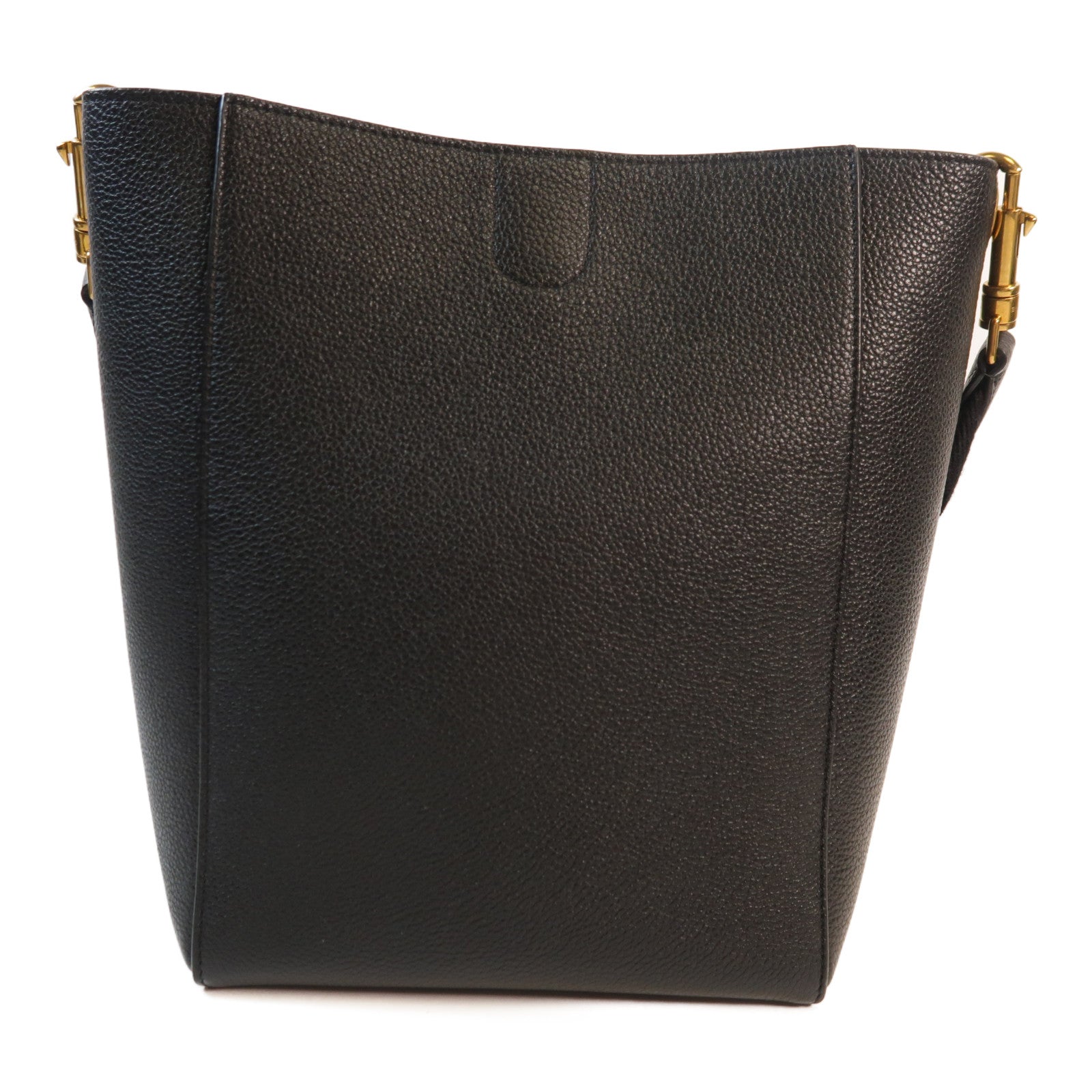 CELINE 【激減優惠】牛皮皮革Sangle Bucket Small金扣肩背袋