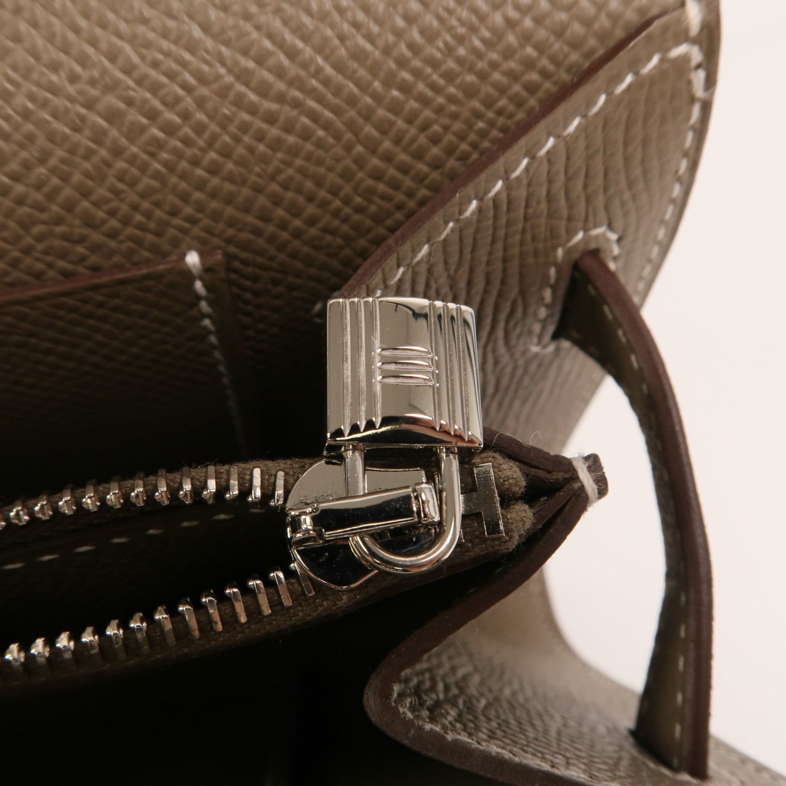 HERMES Epsom皮革Kelly To Go肩背袋Etoupe