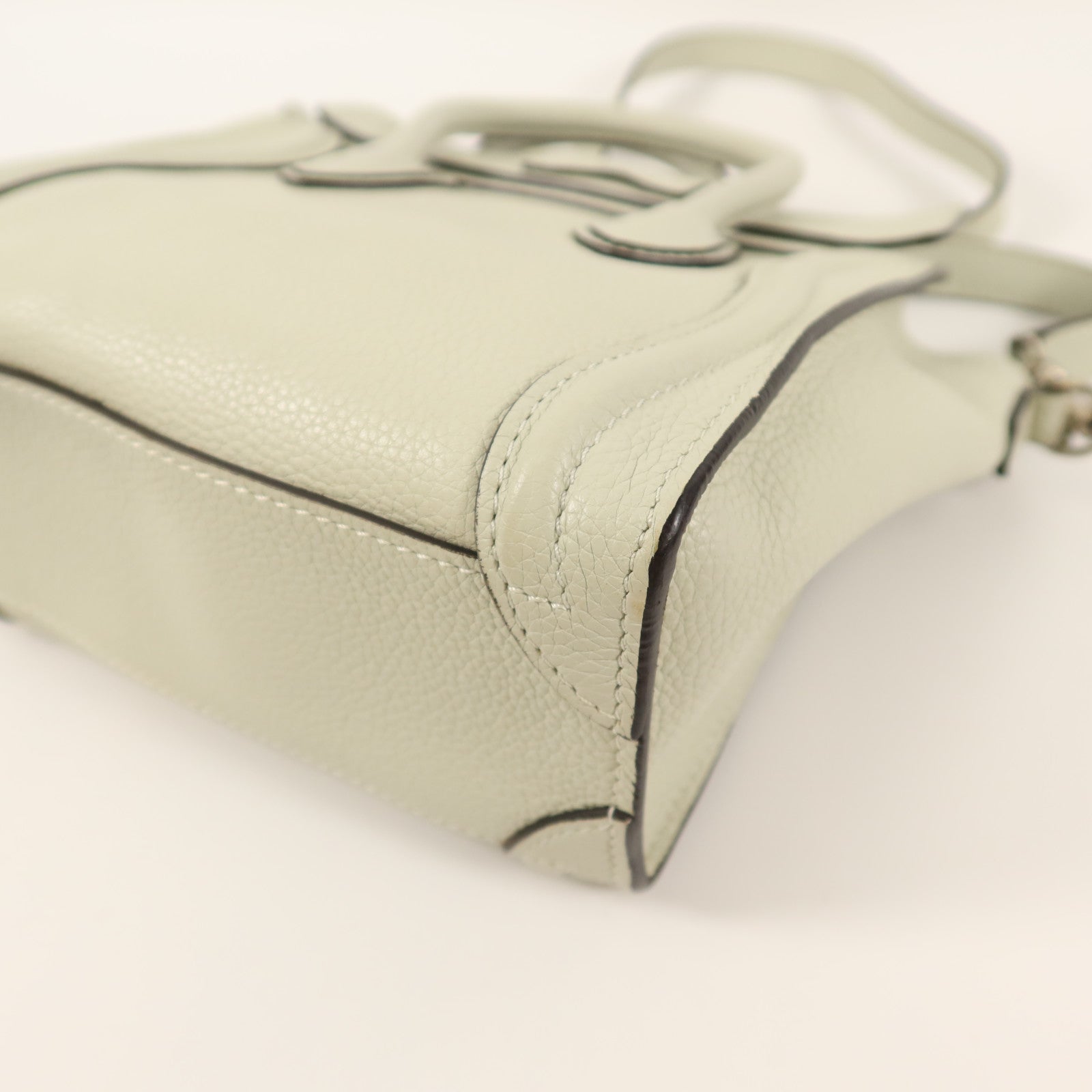 CELINE 牛皮皮革Nano Luggage手挽肩背兩用袋
