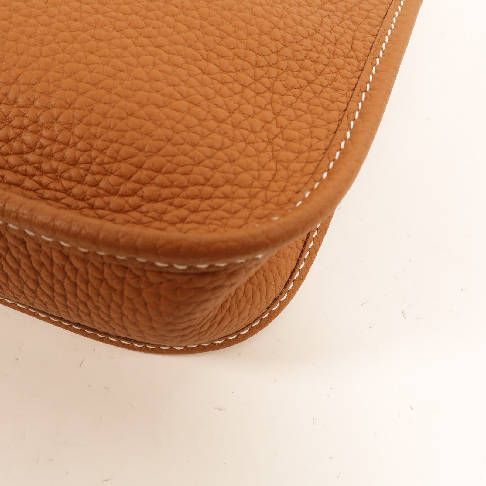 HERMES Clemence皮革Evelyne TPM肩背袋Gold
