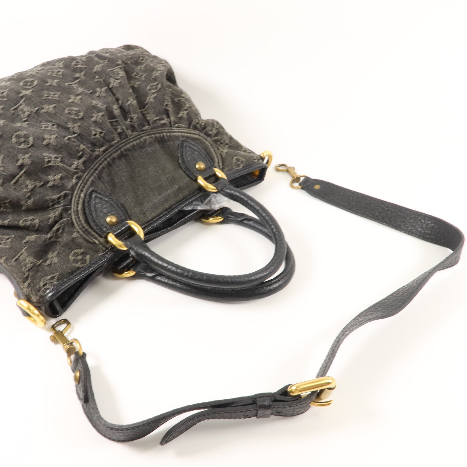 LOUIS VUITTON Monogram Denim Neo Cabby GM手挽肩背兩用袋