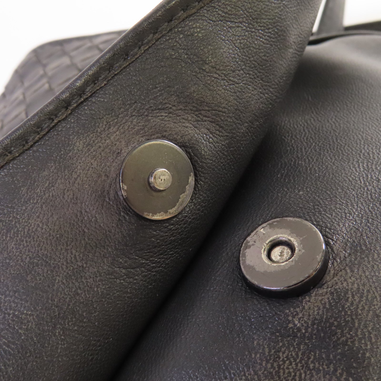 BOTTEGA VENETA 【激減優惠】織紋皮革Shoulder Bag肩背袋黑色