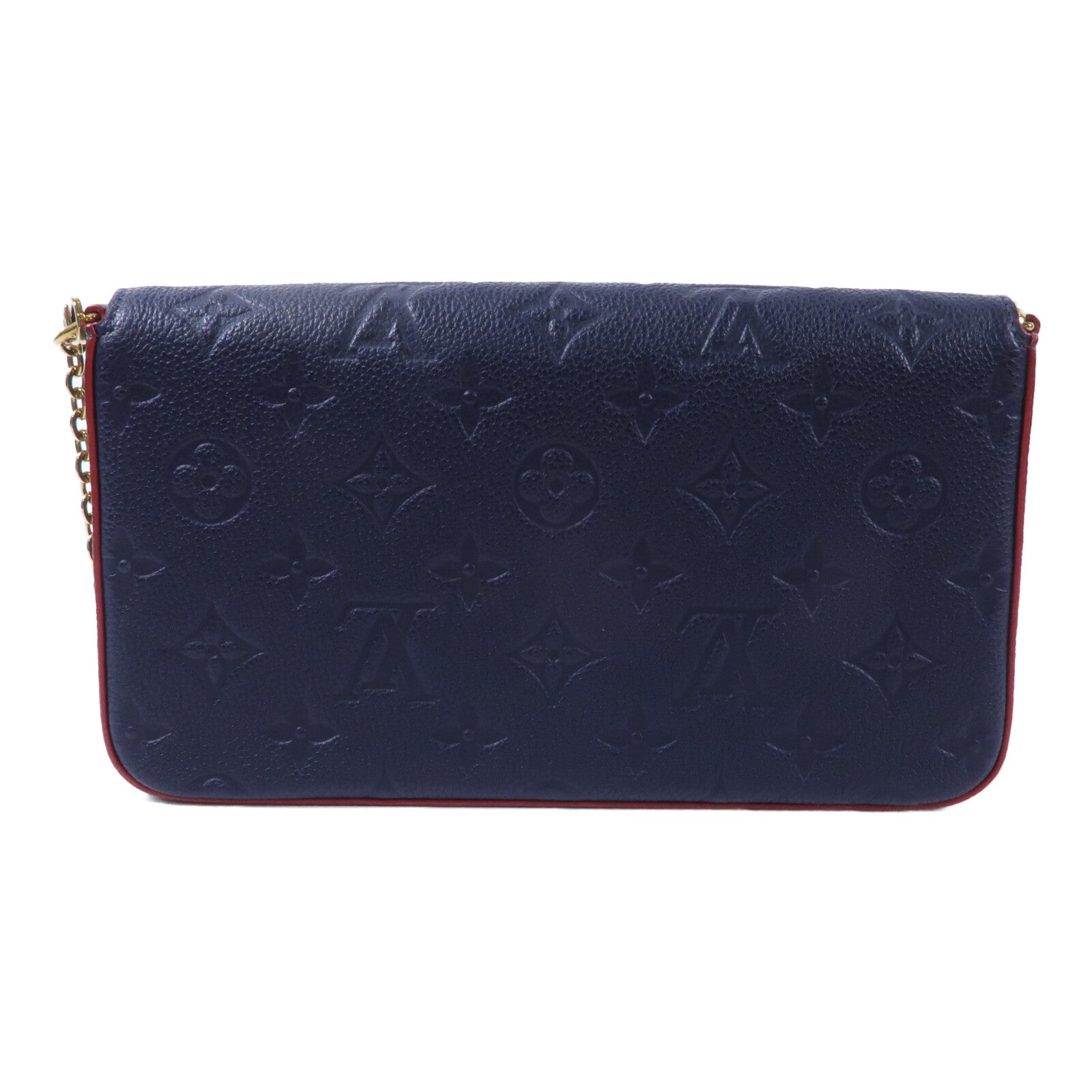 LOUIS VUITTON Monogram Empreinte Pochette Felicie鏈帶肩背袋