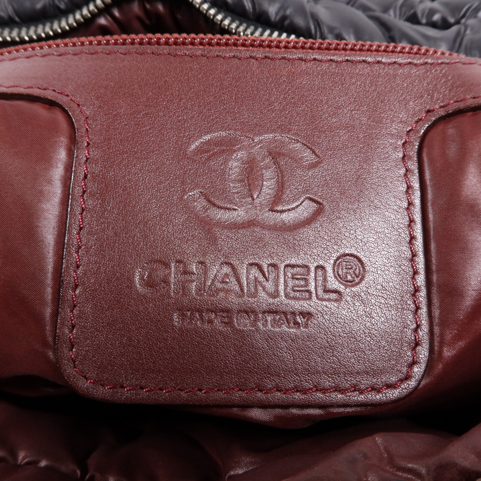 CHANEL 尼龍Coco Cocoon Messenger銀扣肩背袋