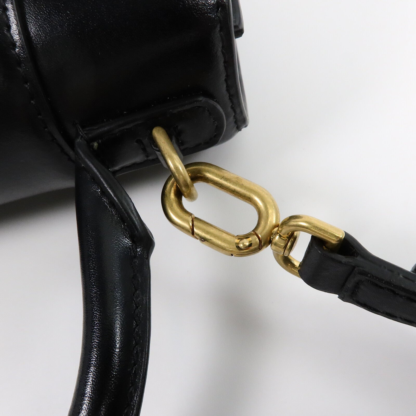BALENCIAGA 牛皮皮革Hourglass XS手挽肩背兩用袋