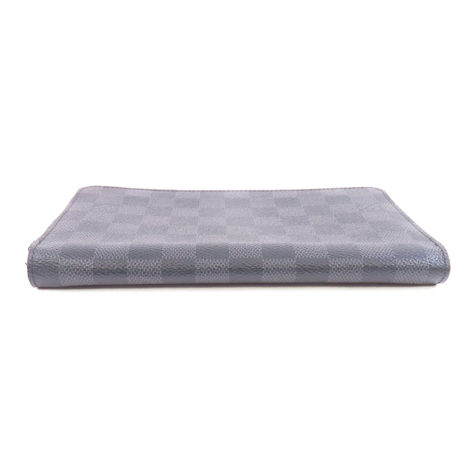 LOUIS VUITTON (PRICE DOWN) LV SHW Zippy Organizer Wallet N60111 Damier Graphite Black Grey