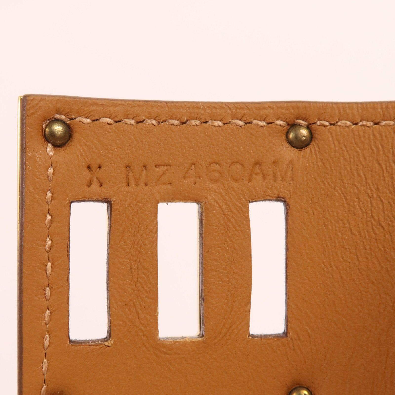 HERMES Swift皮革Kelly Dog金扣手帶