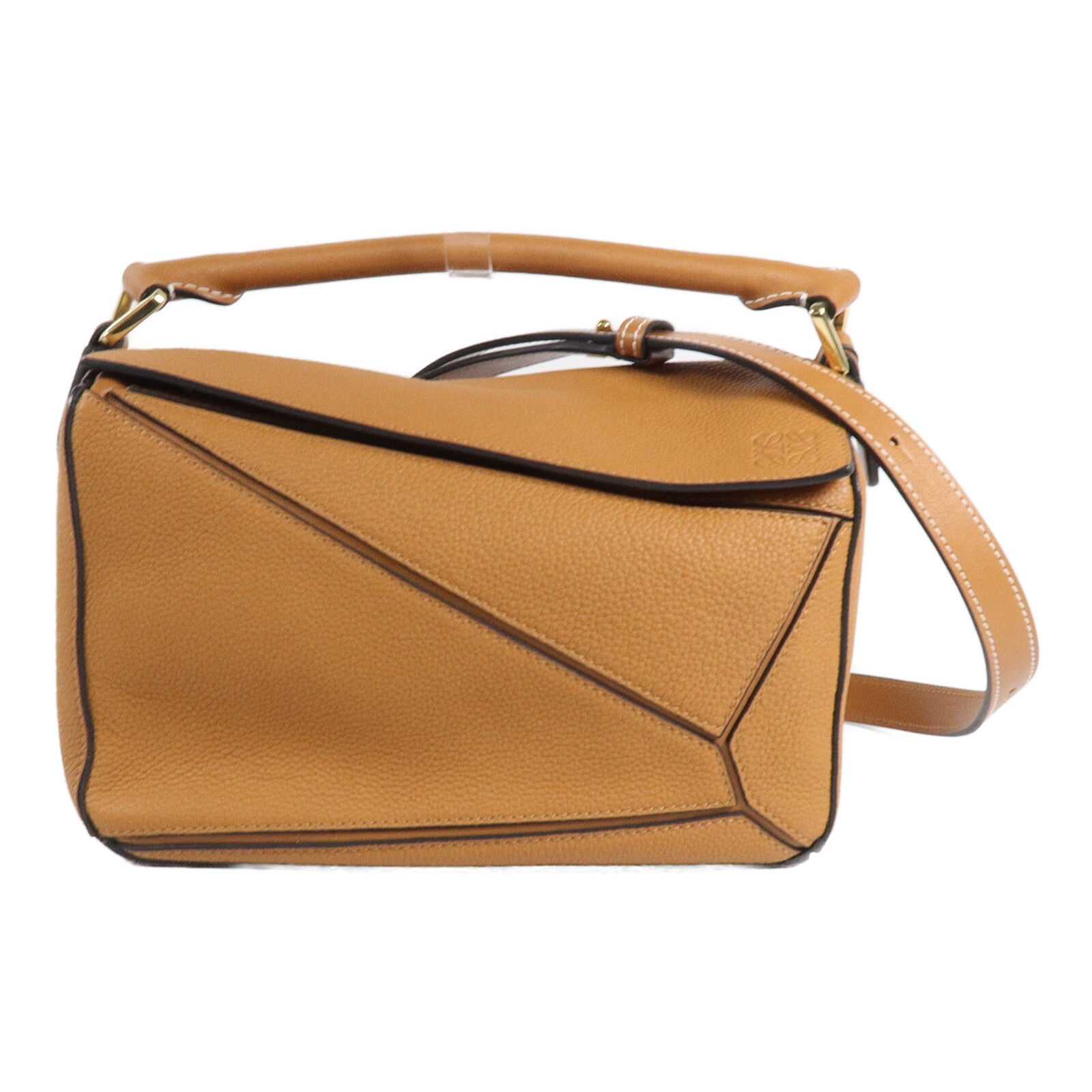 LOEWE 牛皮皮革Puzzle Edge Small手挽肩背兩用袋