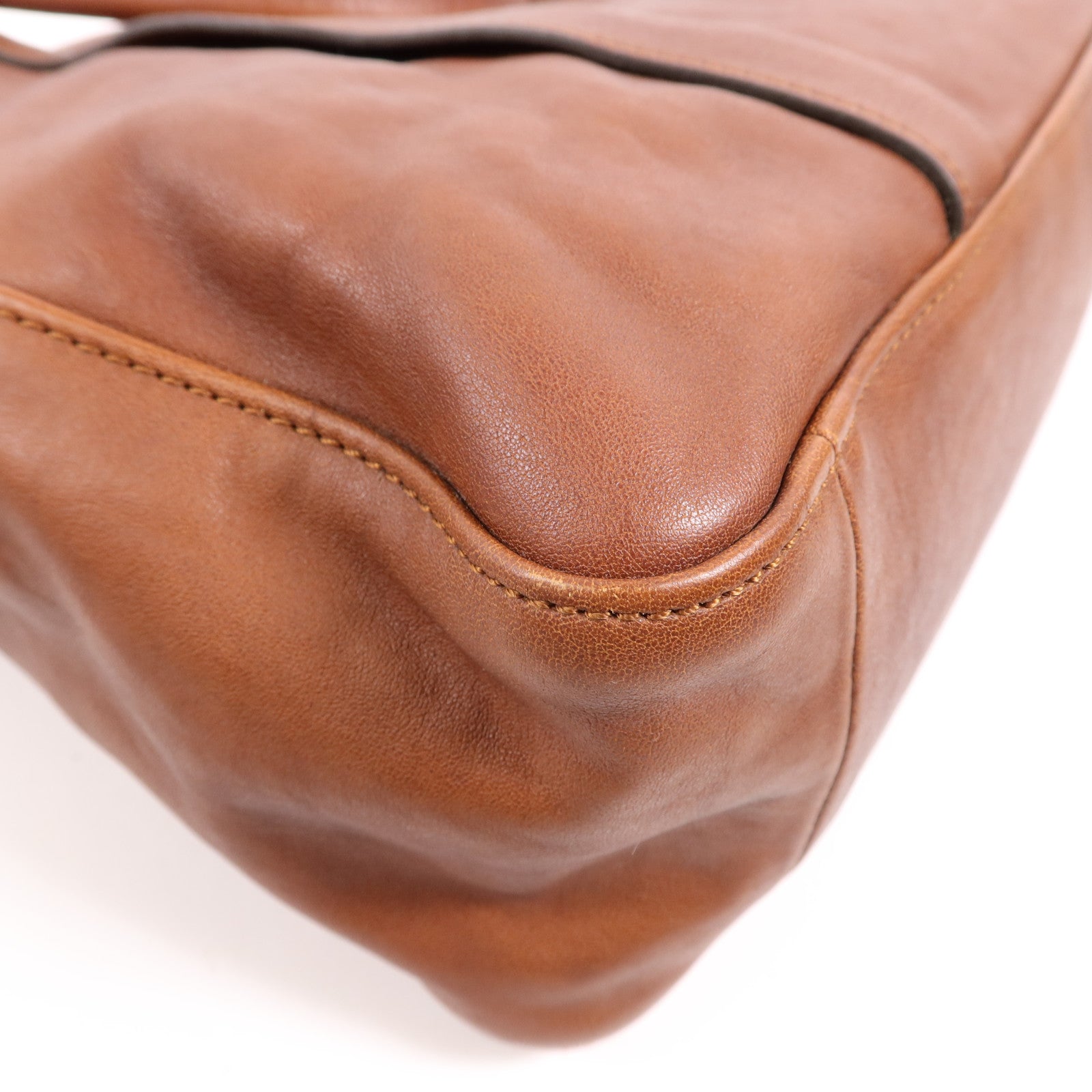 Longchamp 牛皮皮革2 Way Shoulder銀扣肩背袋