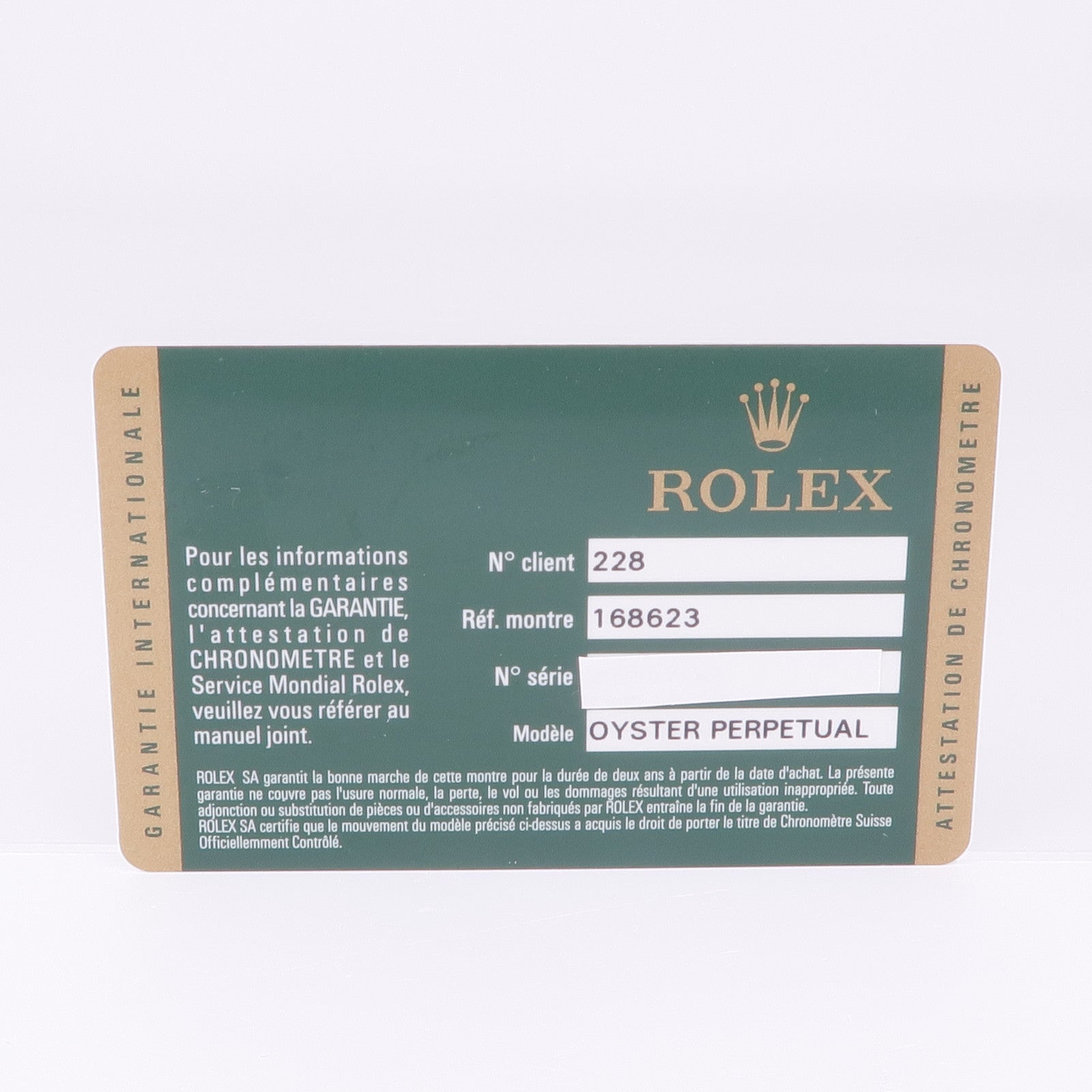 ROLEX Yacht Master 168623