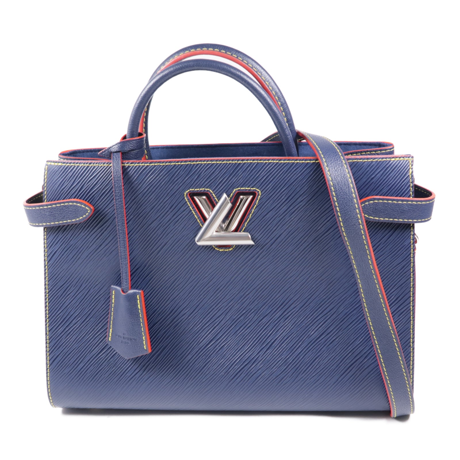 LOUIS VUITTON Epi Twist Tote Bag銀扣手挽肩背兩用袋