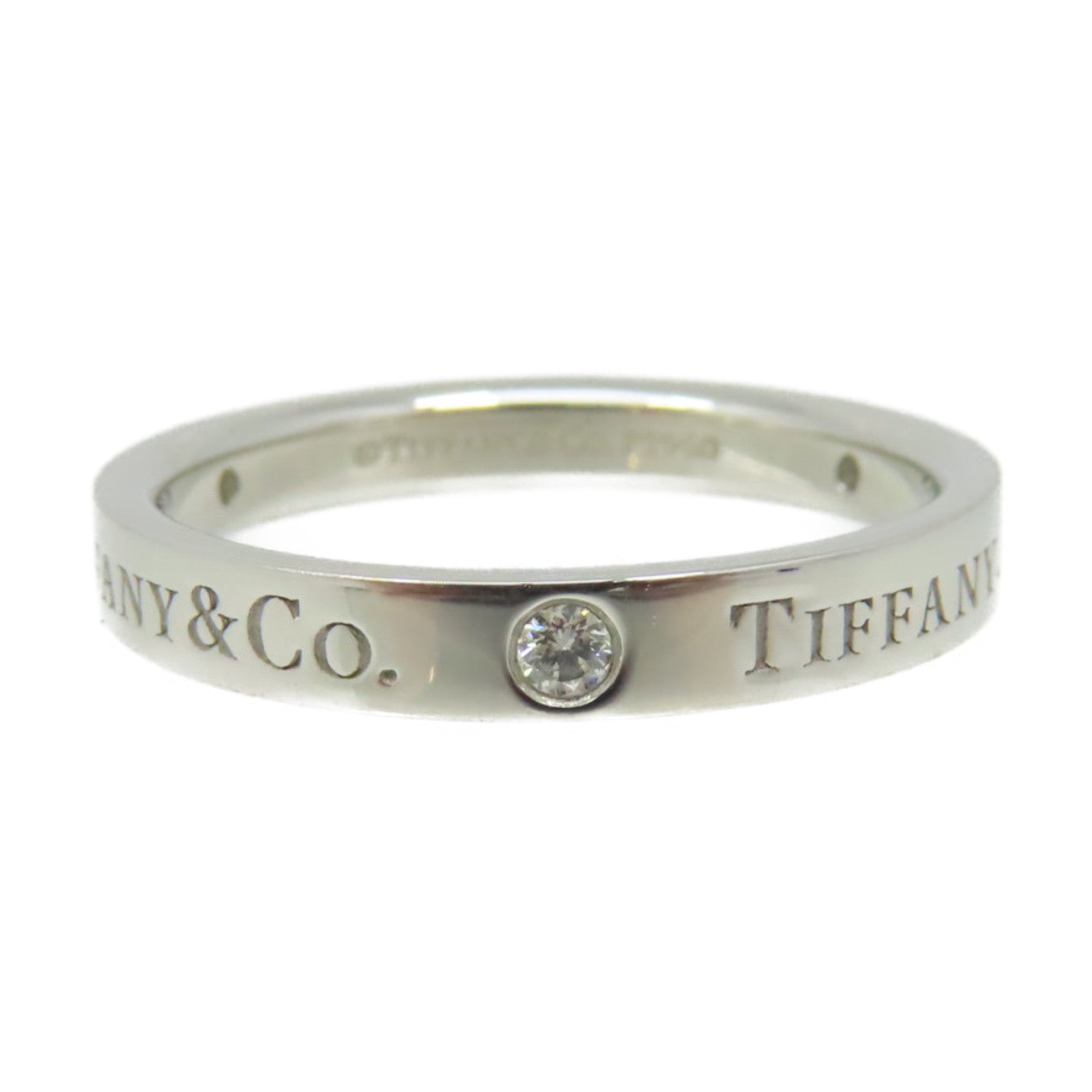 TIFFANY＆CO **【激減優惠】PT950鉑金Platinum Ring戒指US#7
