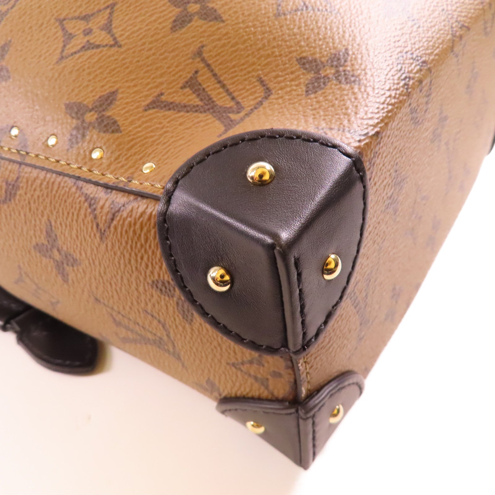 LOUIS VUITTON Monogram Reverse Noe Trunk PM手挽肩背兩用袋