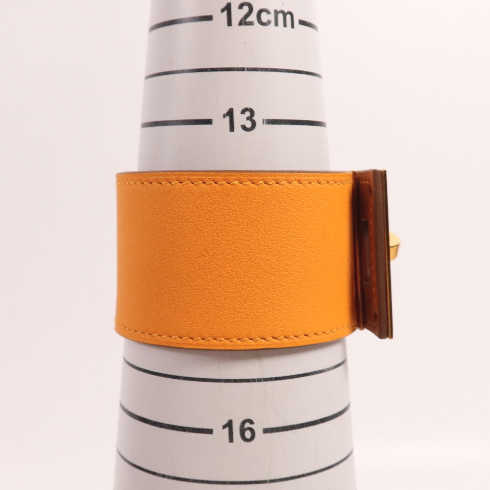 HERMES Swift皮革Kelly Dog金扣手帶