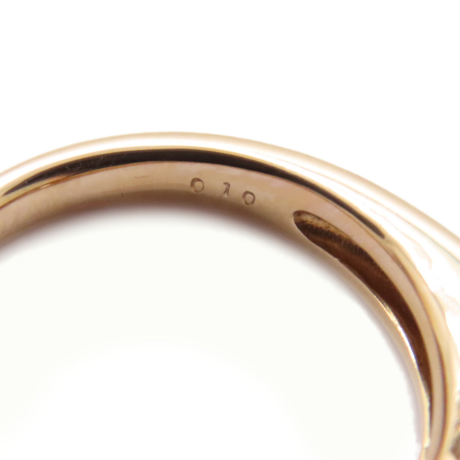 JEWELRY 【激減優惠】18K玫瑰金Diamond Ring 0.534ct/0.10ct鑽石戒指US#7.5