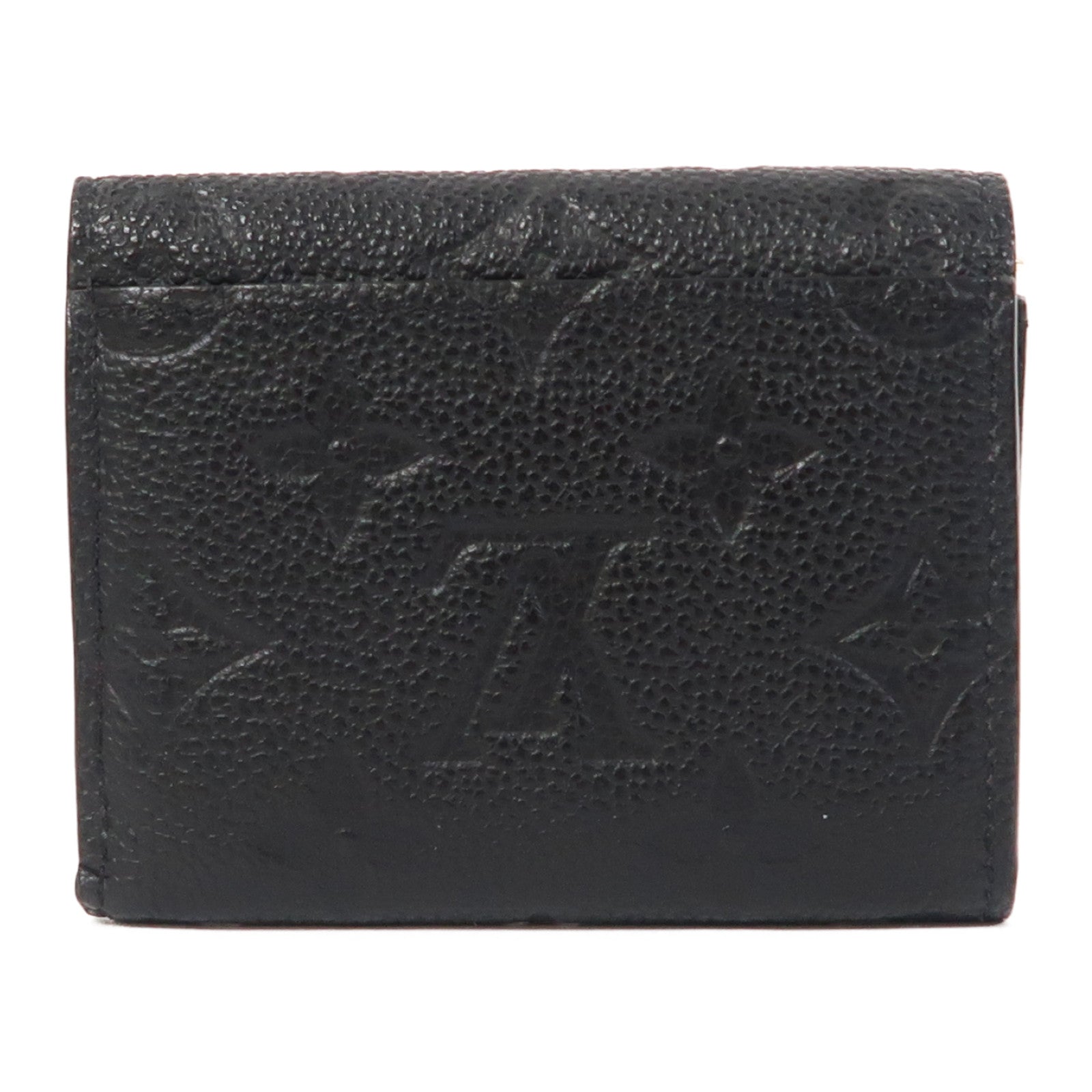 LOUIS VUITTON Monogram Empreinte Zoe Wallet金扣錢包黑色