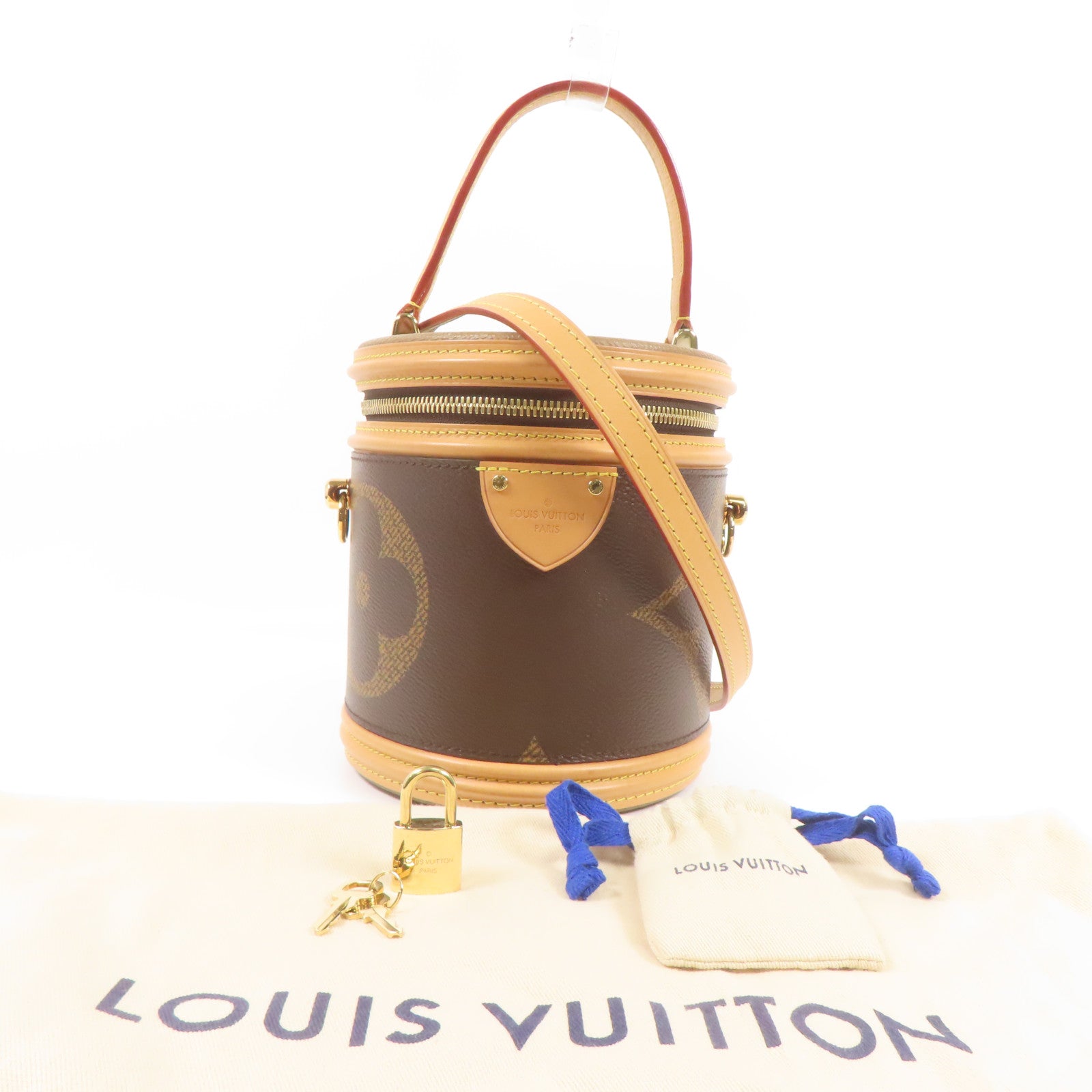 LOUIS VUITTON LV GHW Cannes 2way Shoulder Bag M44603 Monogram Giant Brown