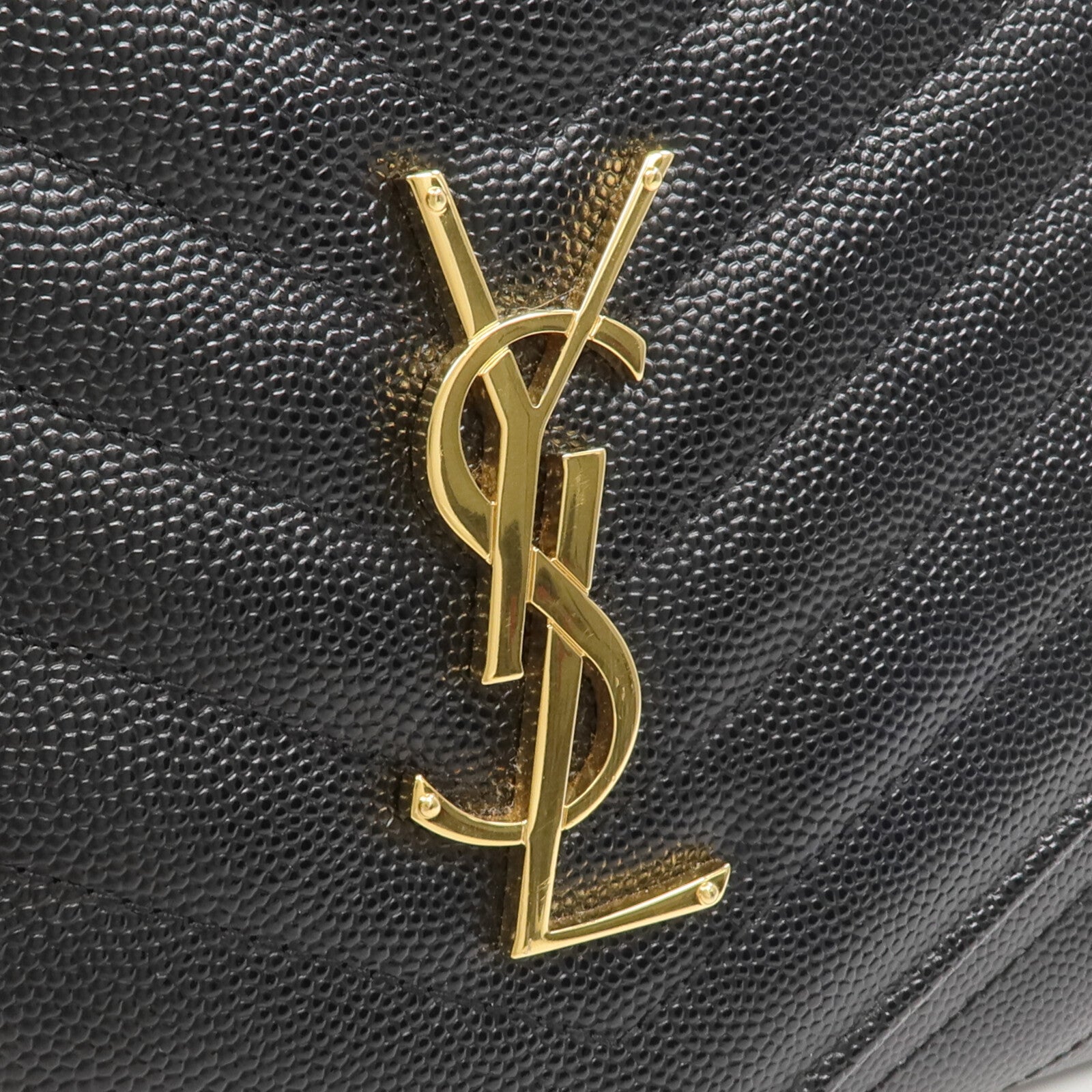 SAINT LAURENT 牛皮皮革Cassandre Clutch手拿包