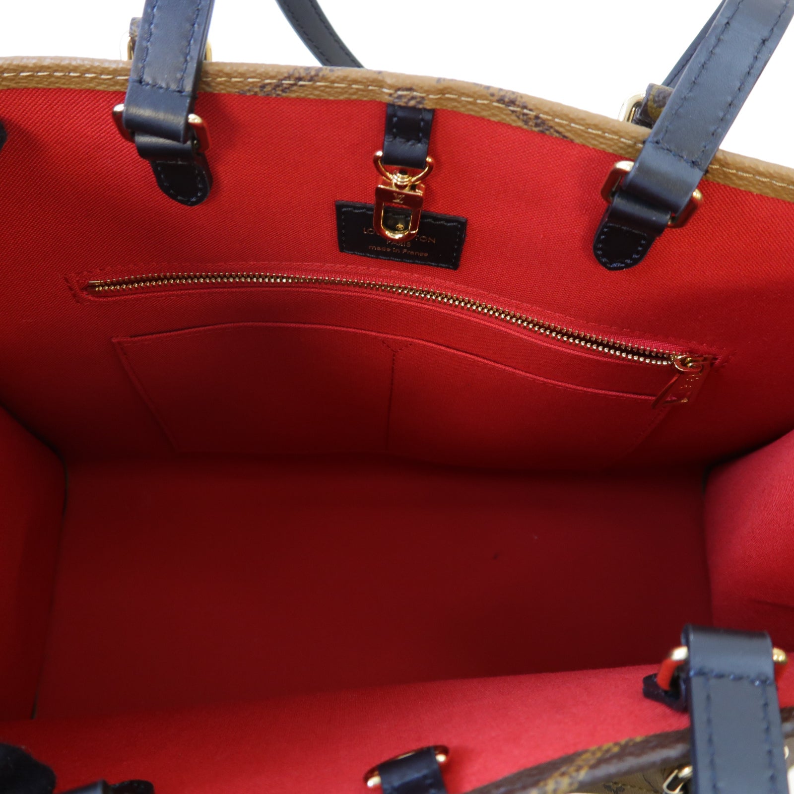 LOUIS VUITTON **【激減優惠】Monogram Giant On The Go MM金扣肩背袋啡色
