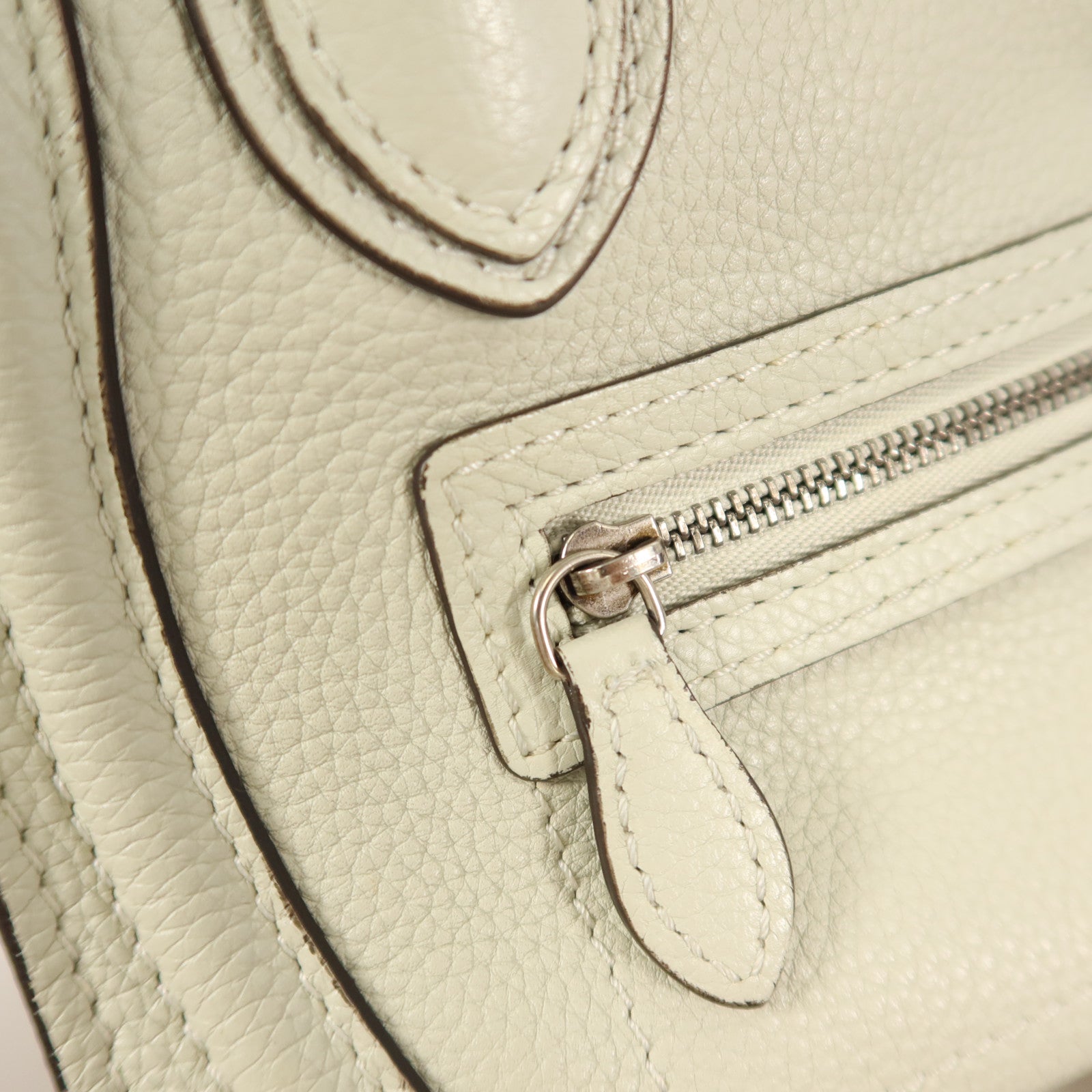 CELINE 牛皮皮革Nano Luggage手挽肩背兩用袋
