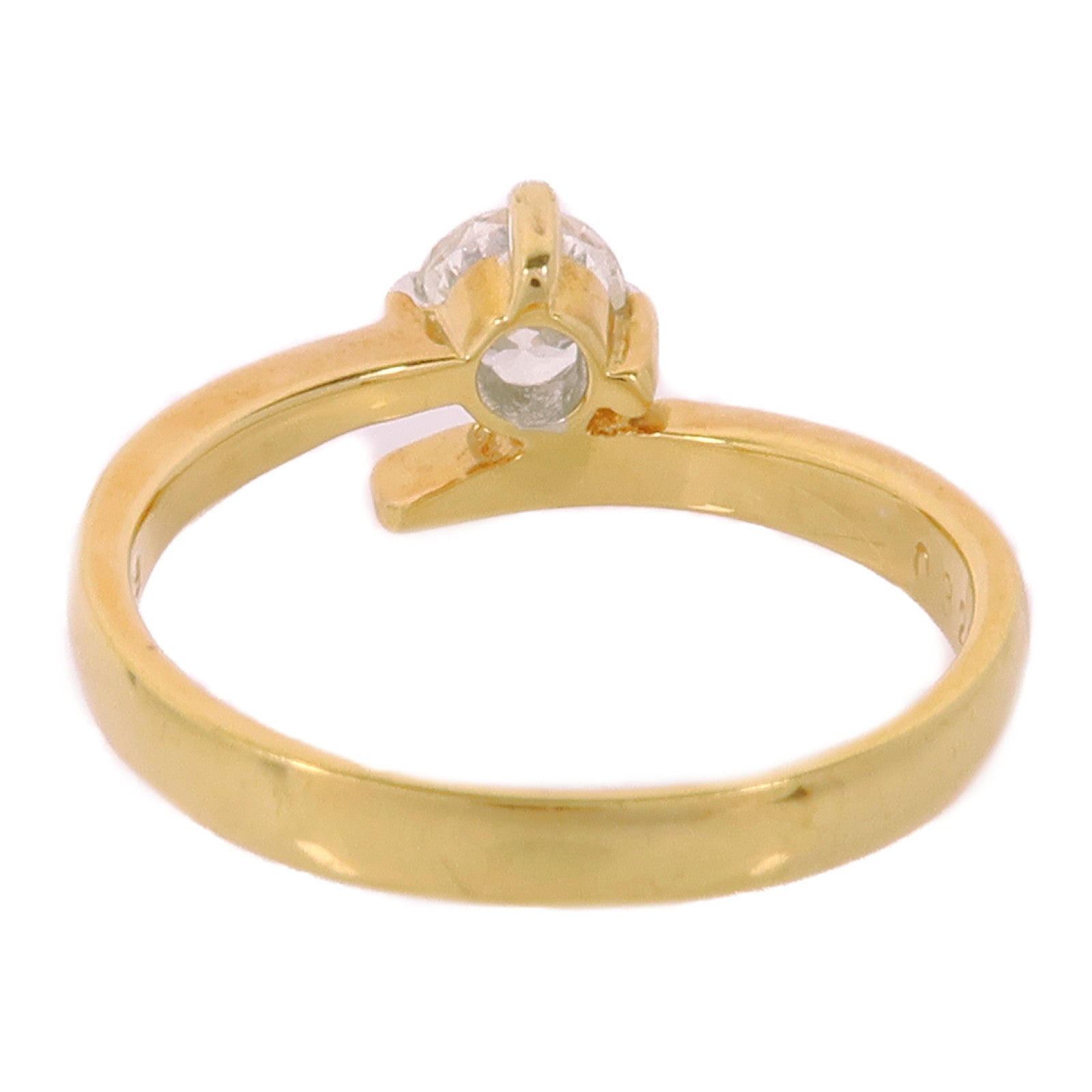 JEWELRY 【激減優惠】18K黃金Diamond Ring鑽石戒指US#5.5