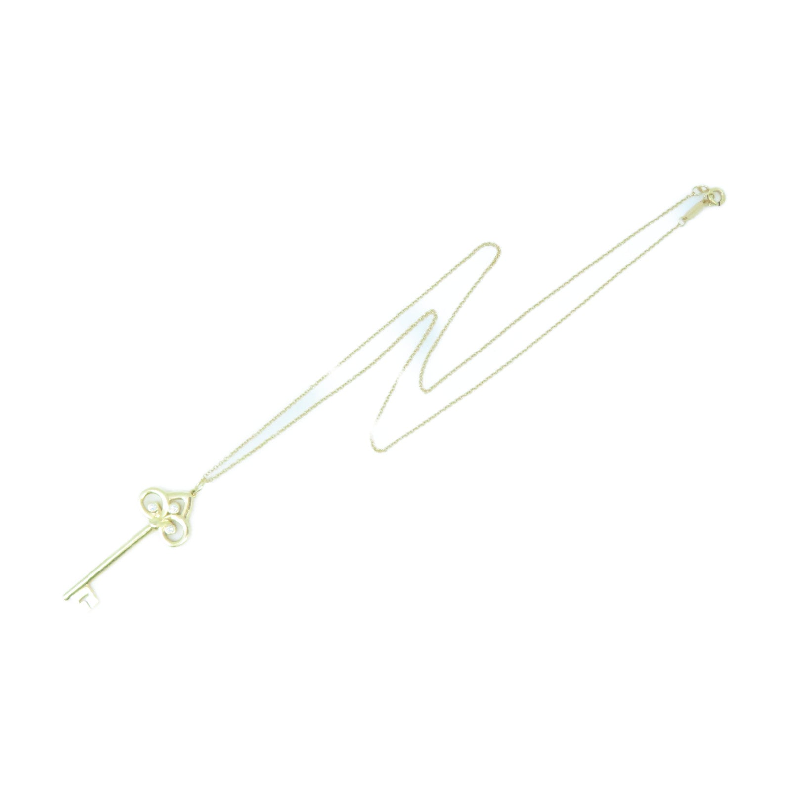 TIFFANY＆CO 【激減優惠】18K黃金Keys Fleur Necklace項鍊